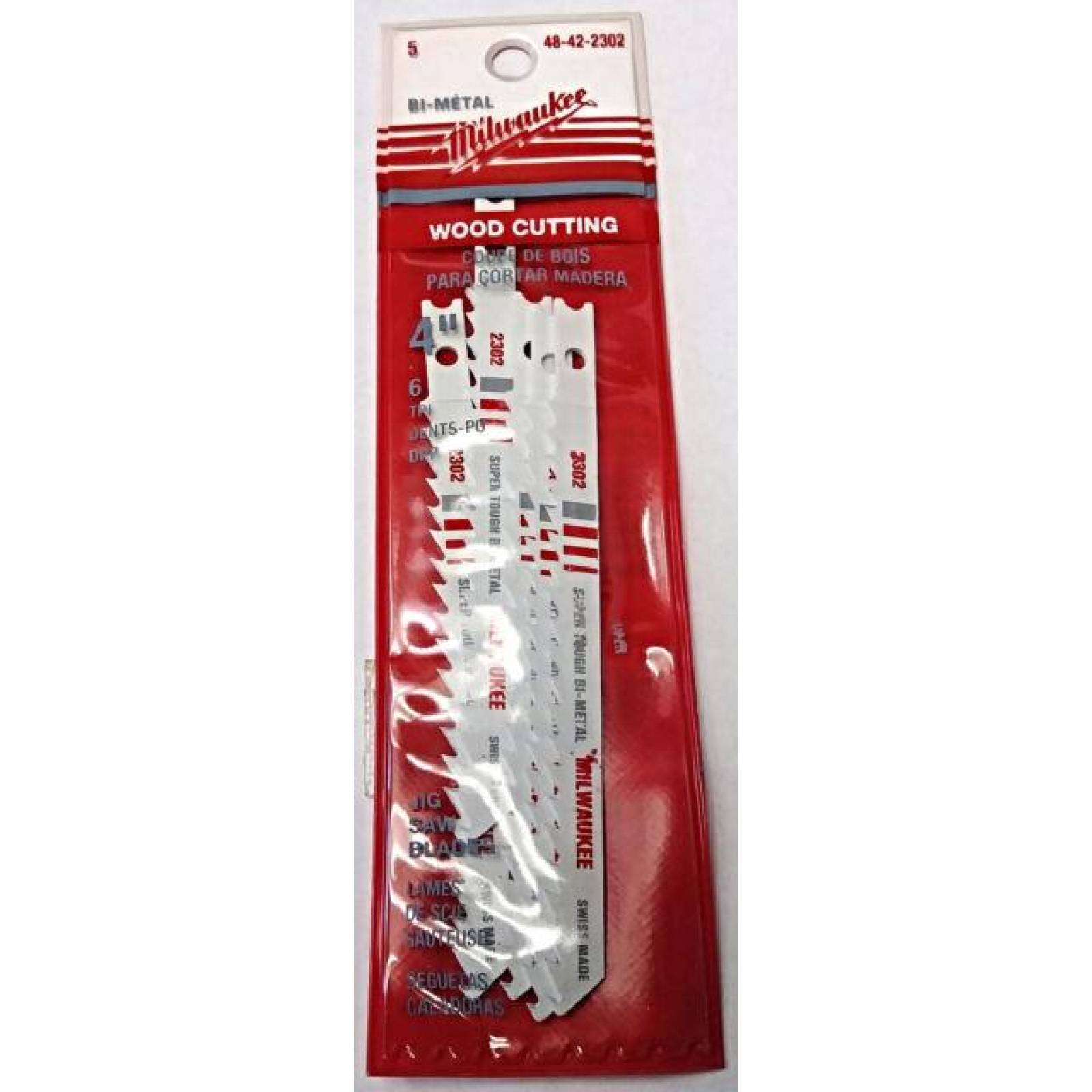 MILWAUKEE 48-42-2302 Segueta bimetal 4" Largo TPI 6