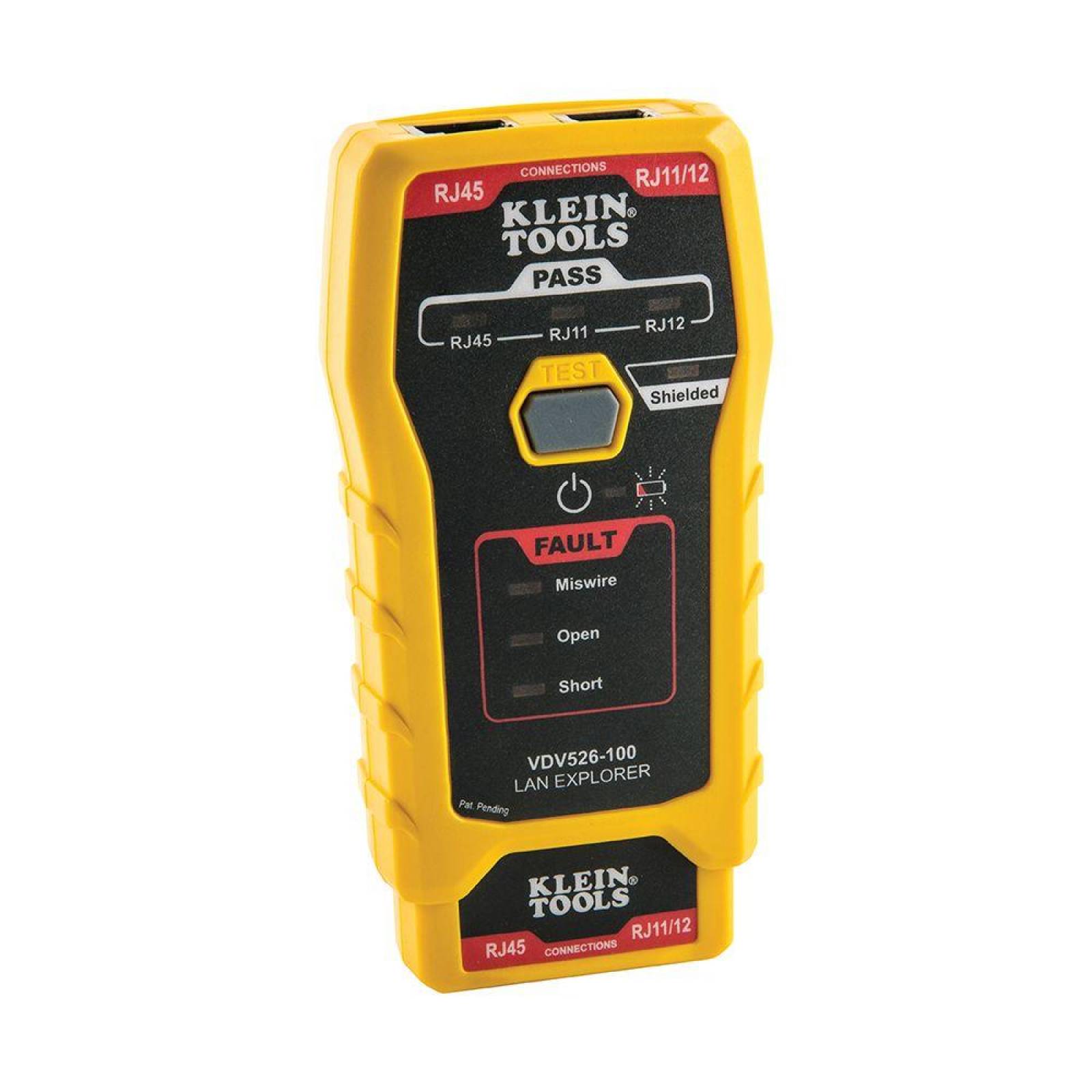 Klein Tools VDV526-100 Probador de cable de datos LAN EXPLORER 