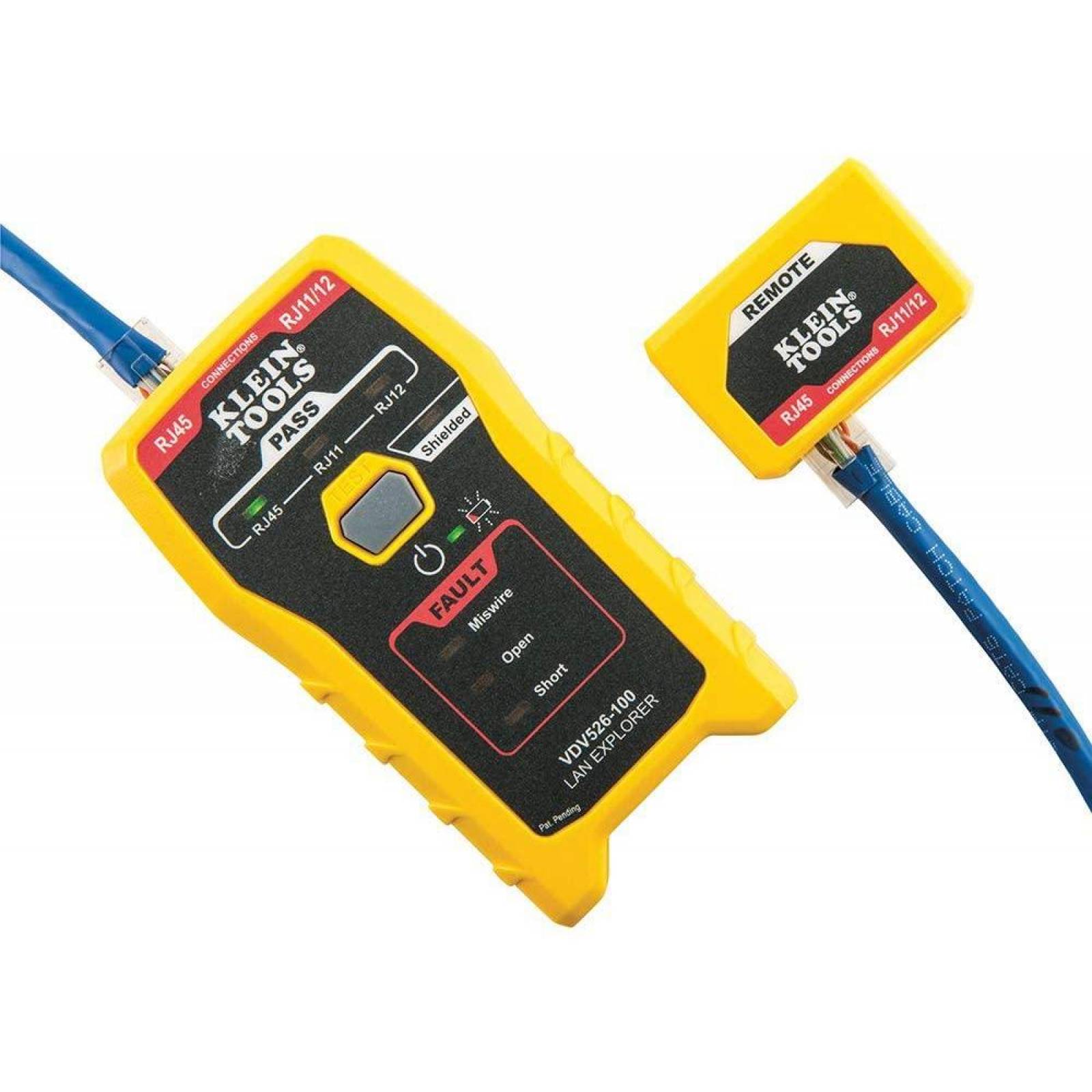 Klein Tools VDV526-100 Probador de cable de datos LAN EXPLORER 