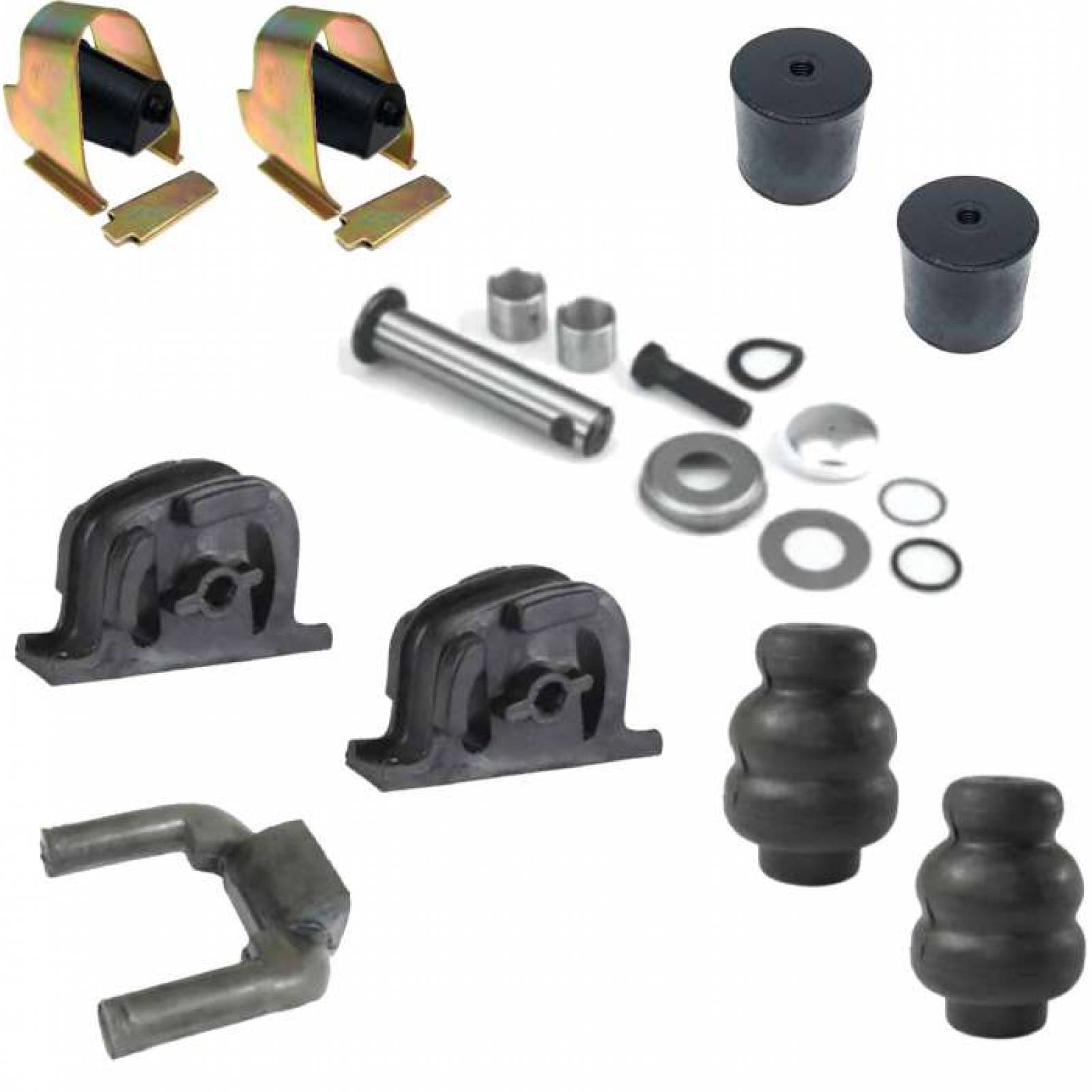 KIT SUSPENSION DELANTERA CON CAJA DE DIRECCION Y SUSPENSION TRASERA PARA VW COMBI 87-00 1.8L
