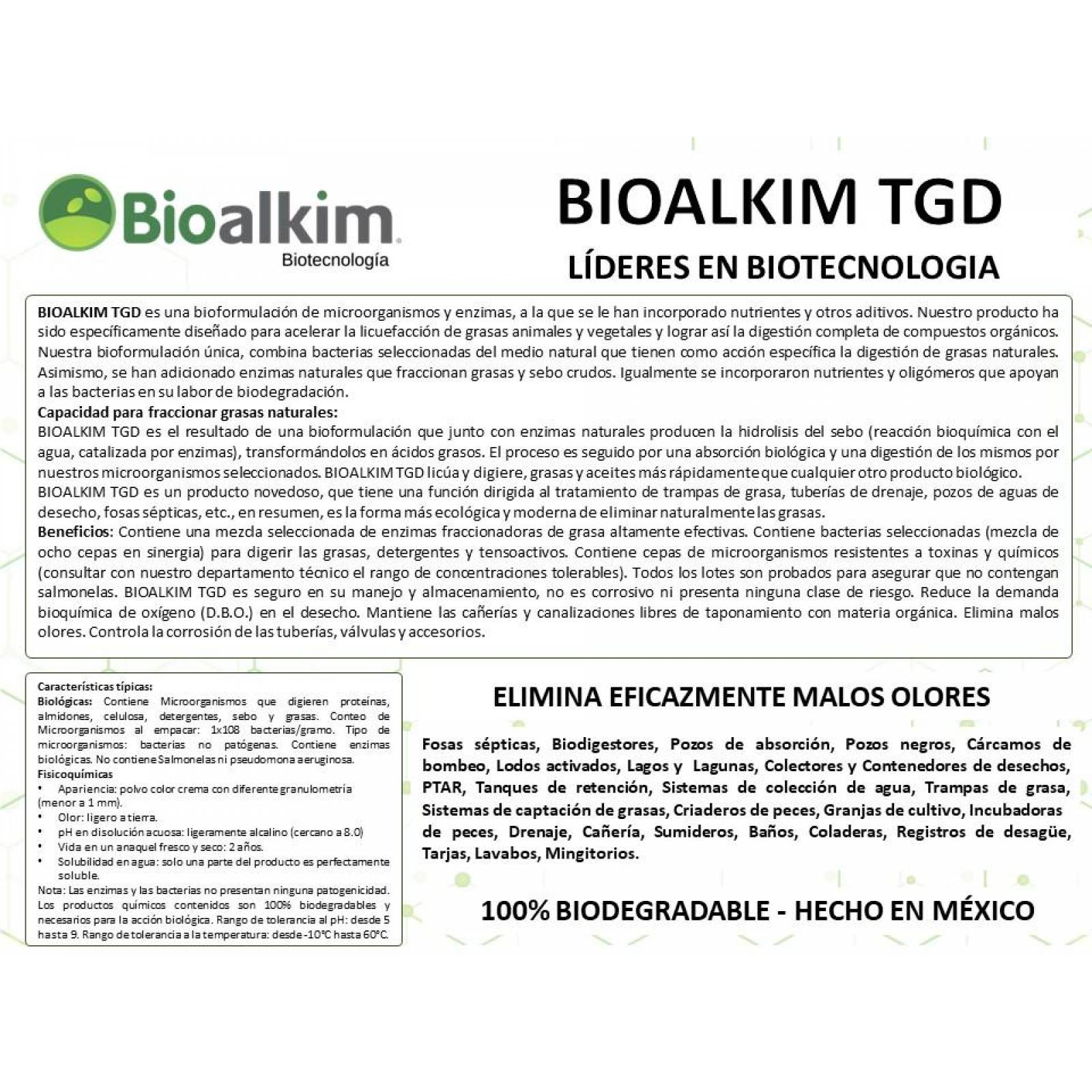 2Kg - Bacterias Enzimas Tratamiento Fosas Septicas Biodigestores 