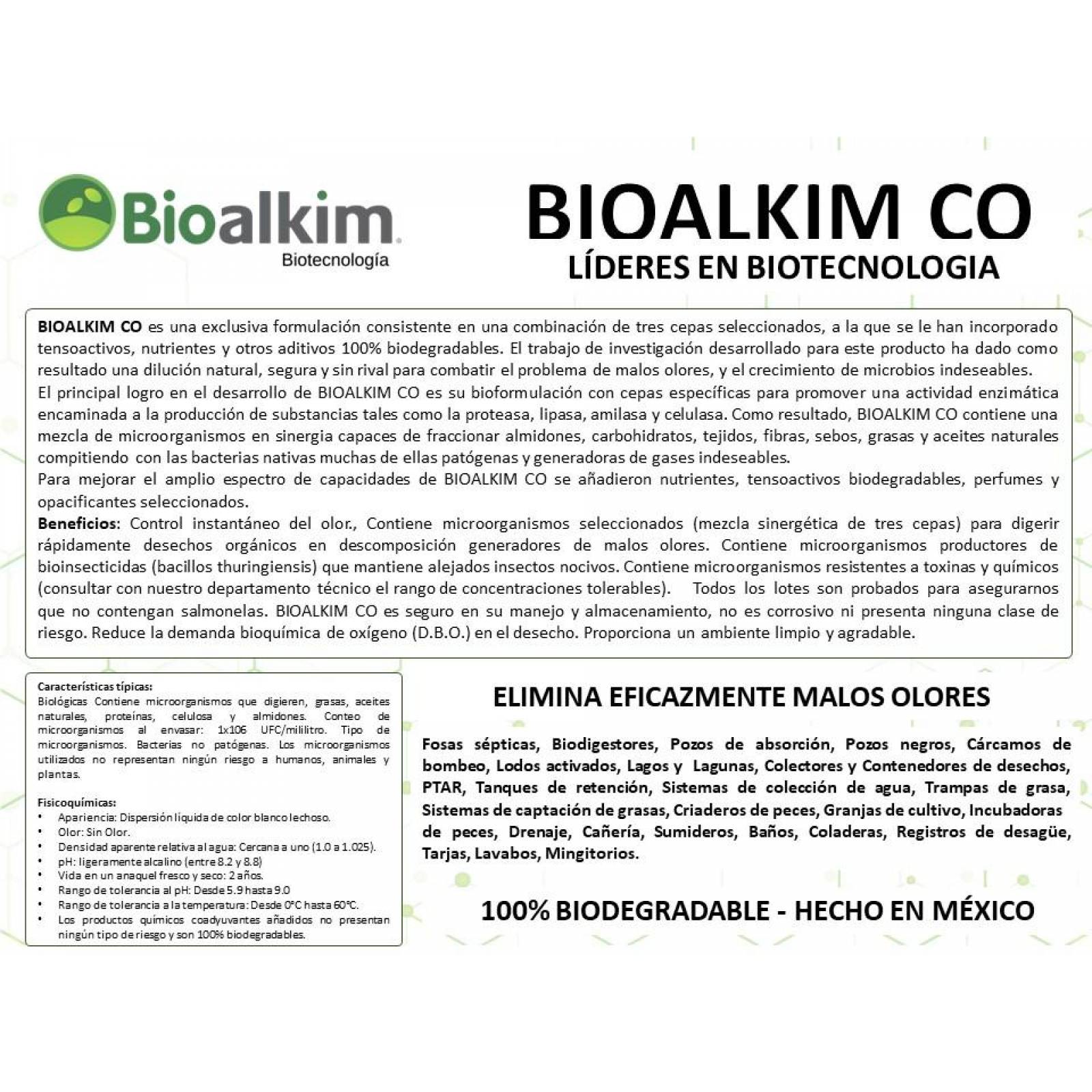 1Lt - Bacterias Elima Mal Olor Y Desincrustante Baños, Caños, Drenaje, Registros 