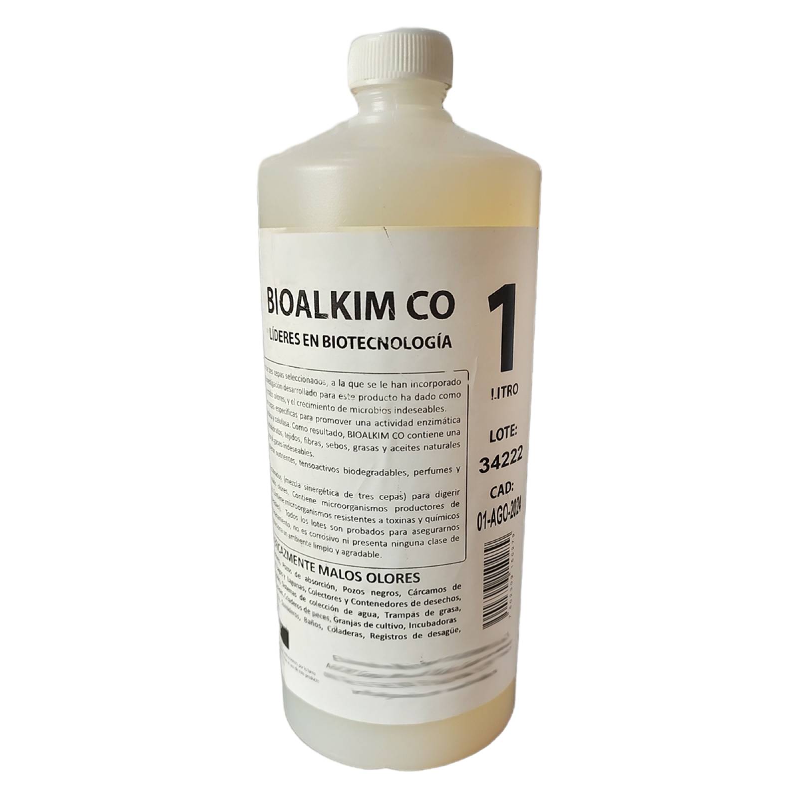 1Lt - Bacterias Y Enzimas Tratamiento Fosas Septicas Biodigestores 