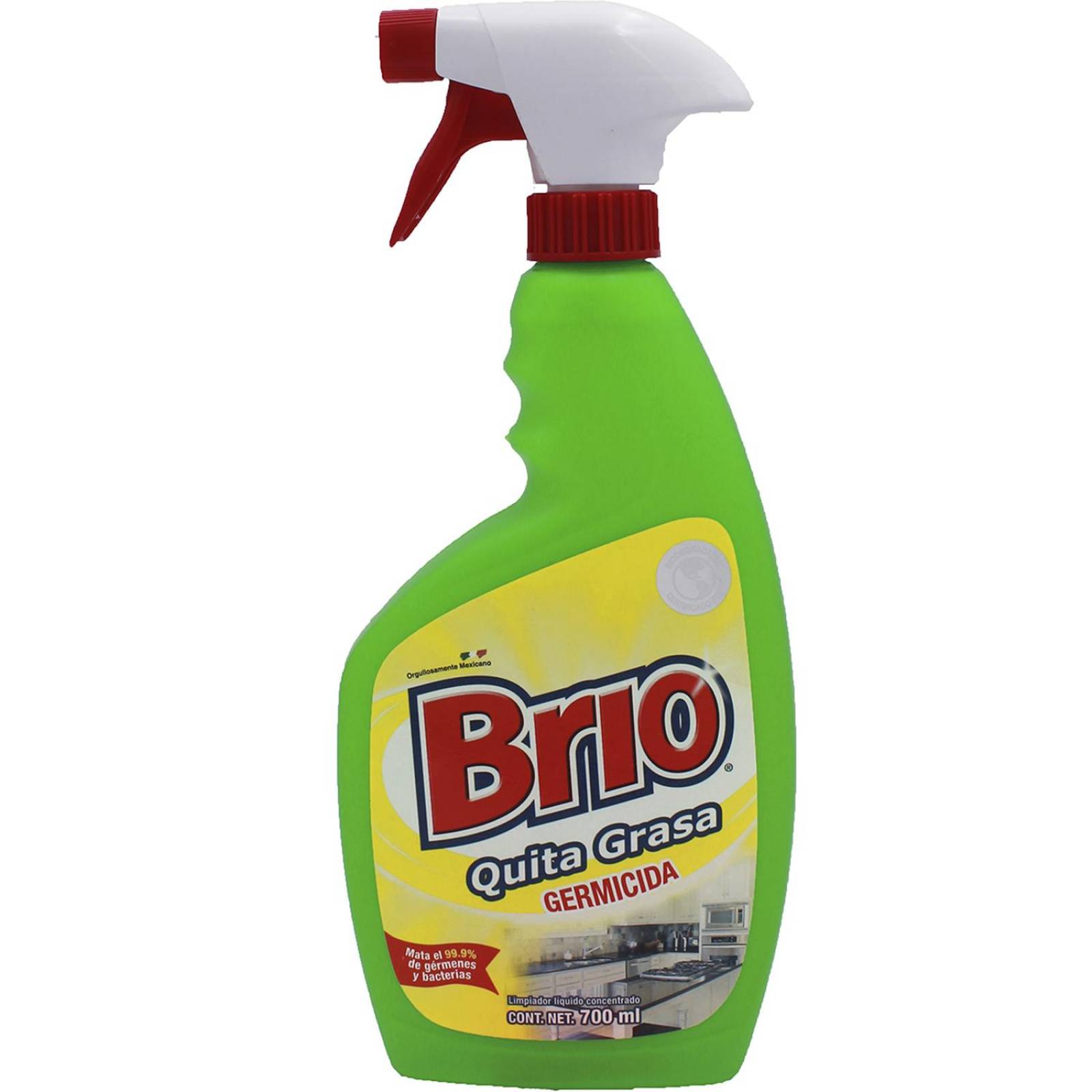 6Pk - Brio Quita Grasa Germicida 700Ml 