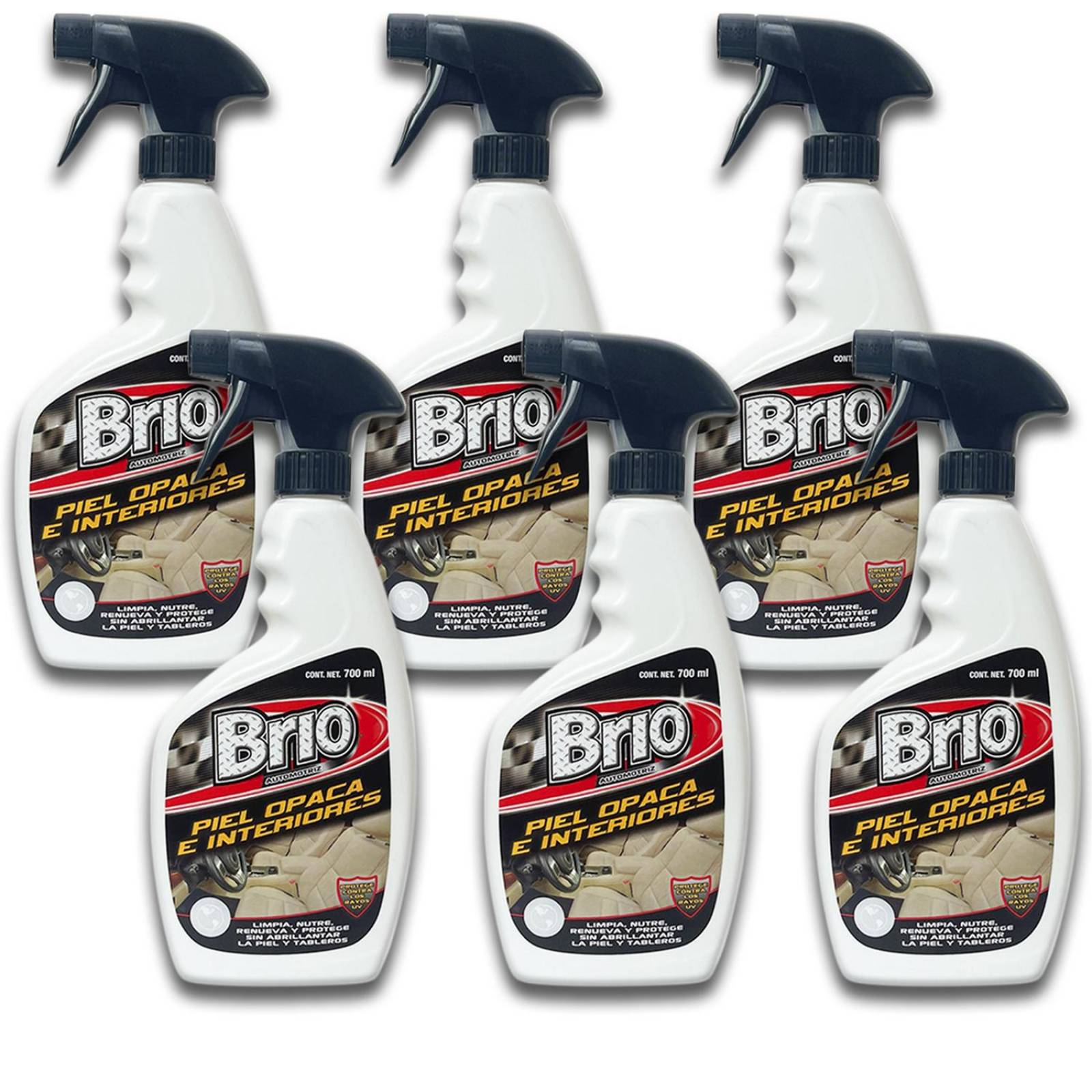 6Pk - Brio Restaurador De Piel Opaca E Interiores 700Ml 