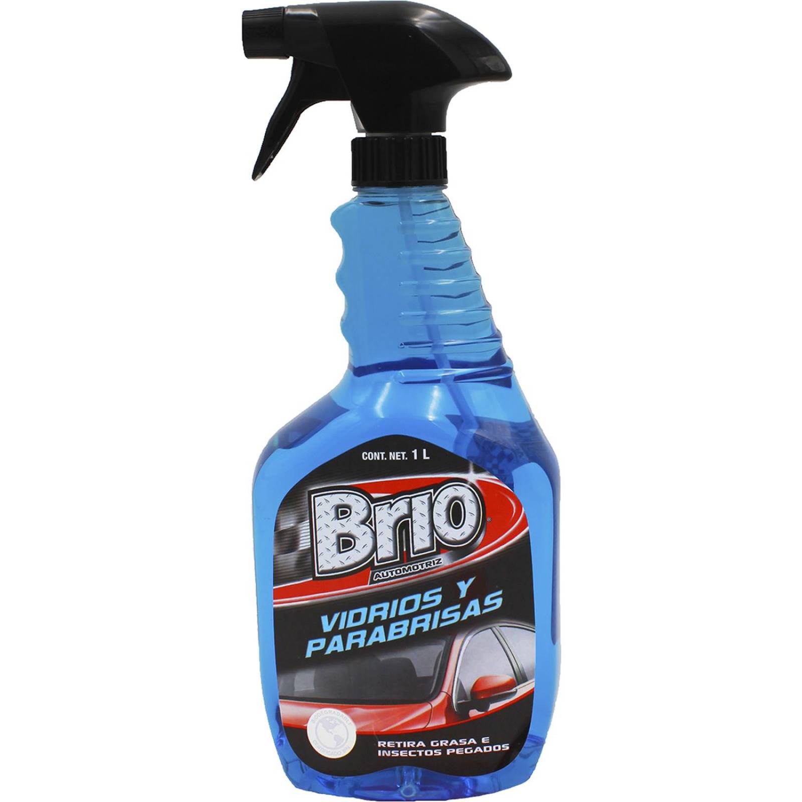 12Pk - Brio Limpiador De Vidrios Y Parabrisas 1Lt 