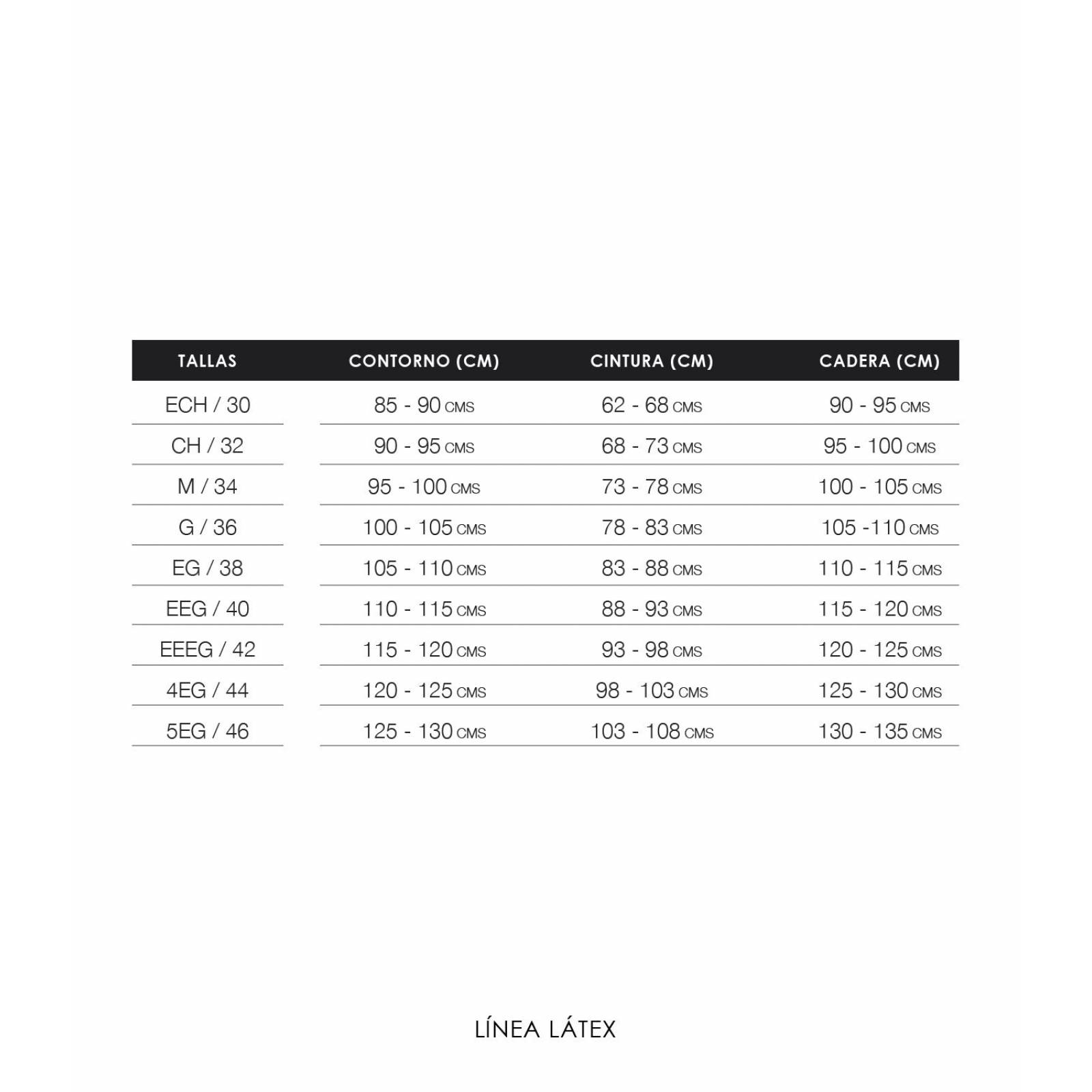 Chaleco Deportivo 3 Broches Látex Mujer 