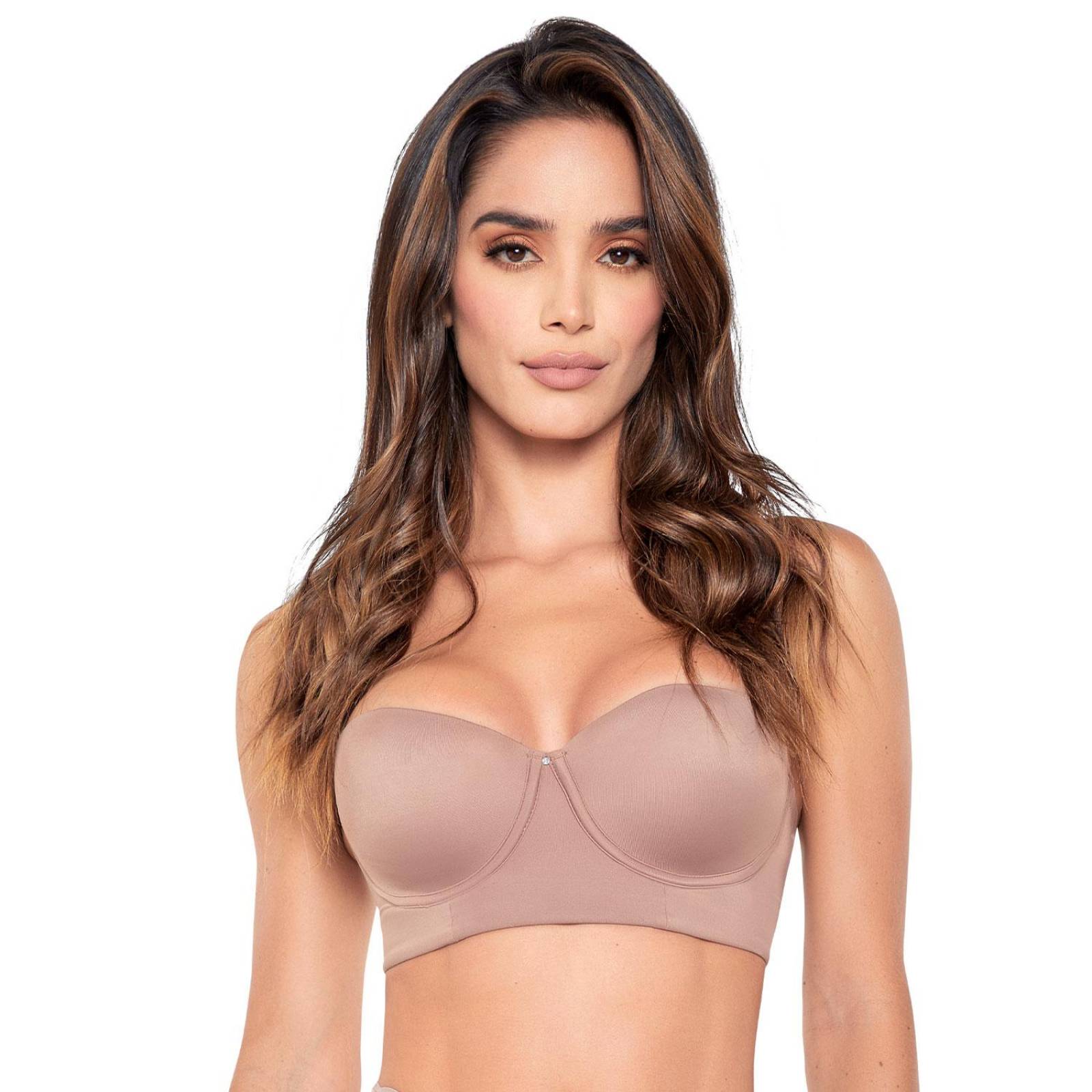Brasier Strapless Copa Prehormada Mujer 