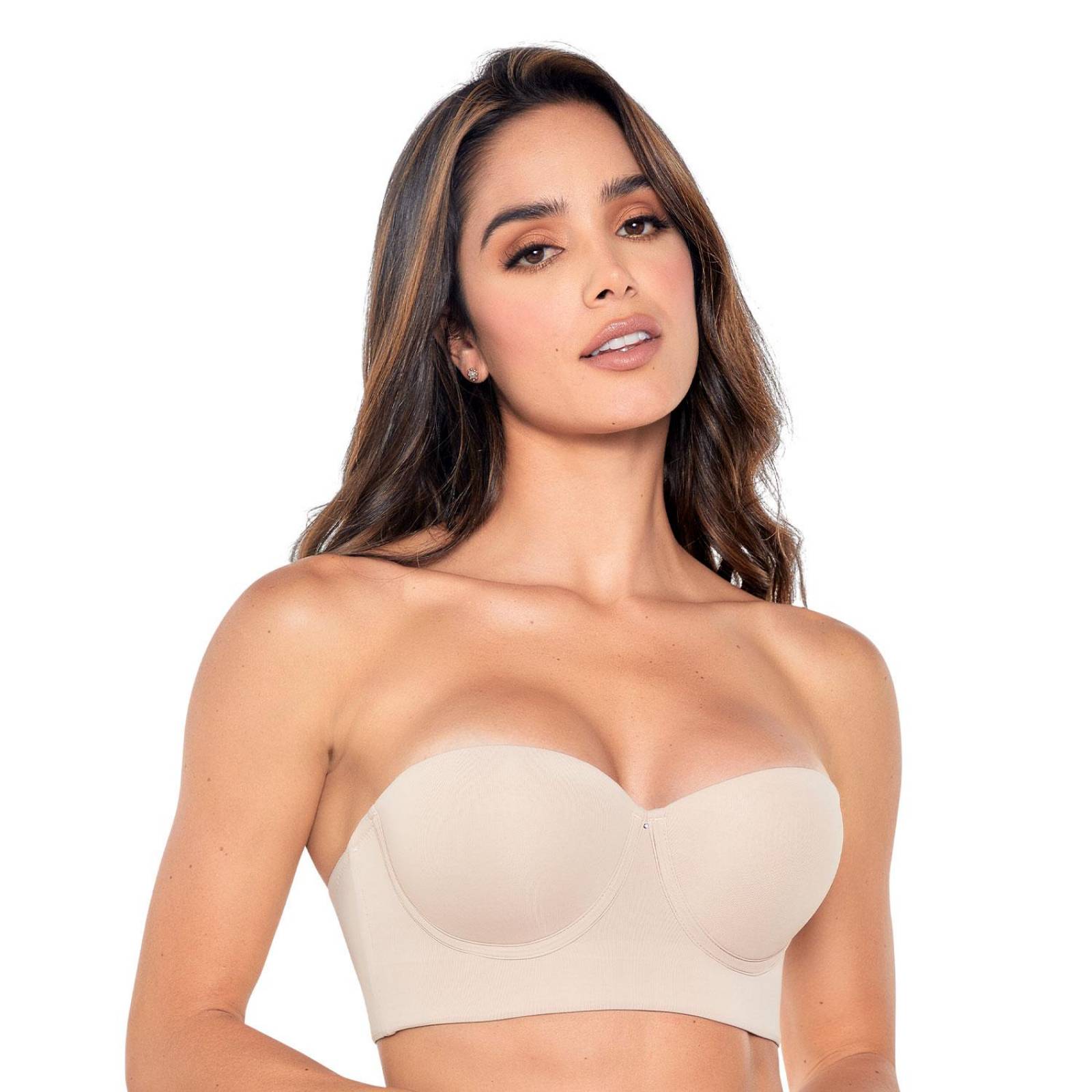 Brasier Strapless Copa Prehormada Mujer 