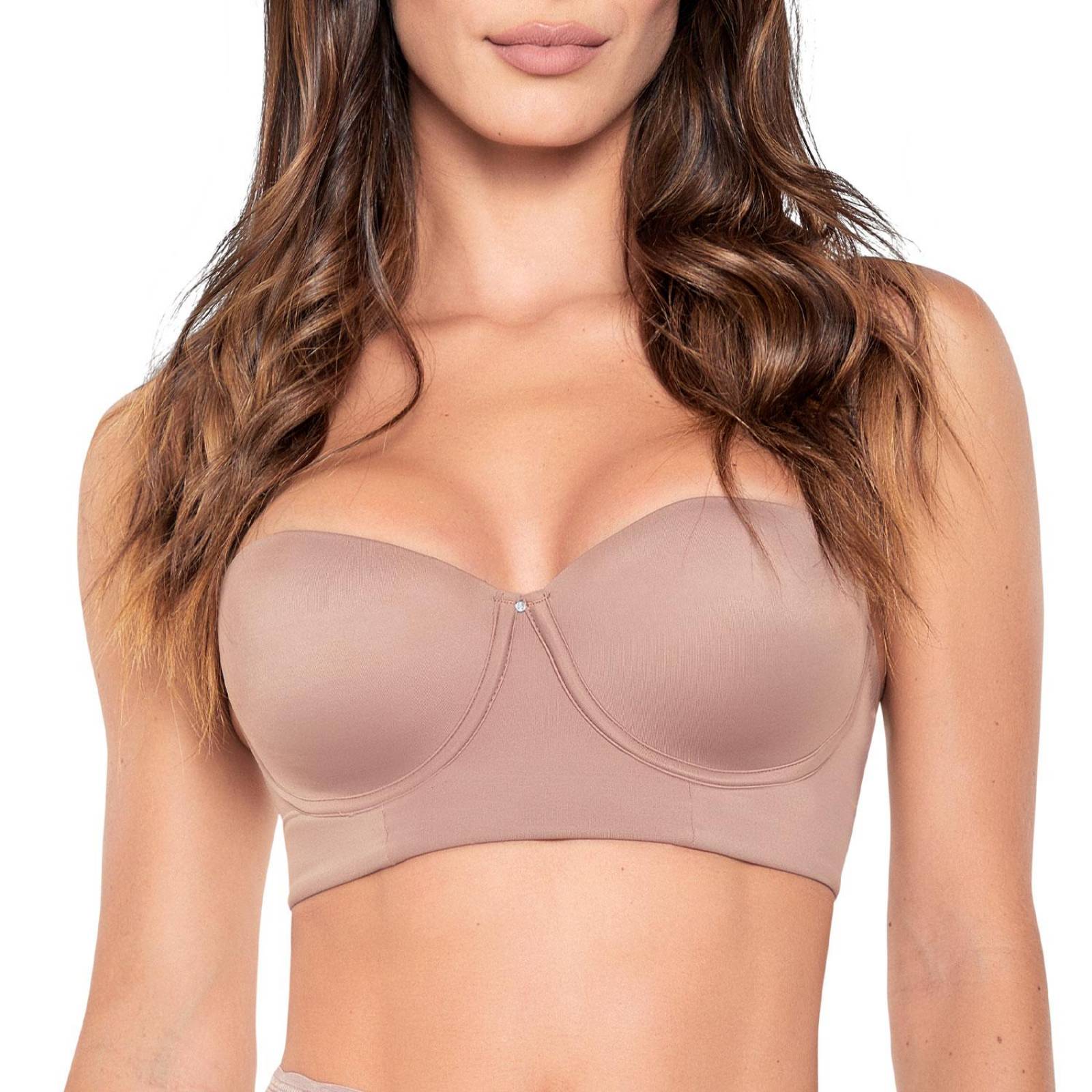 Brasier Strapless Copa Prehormada Mujer 