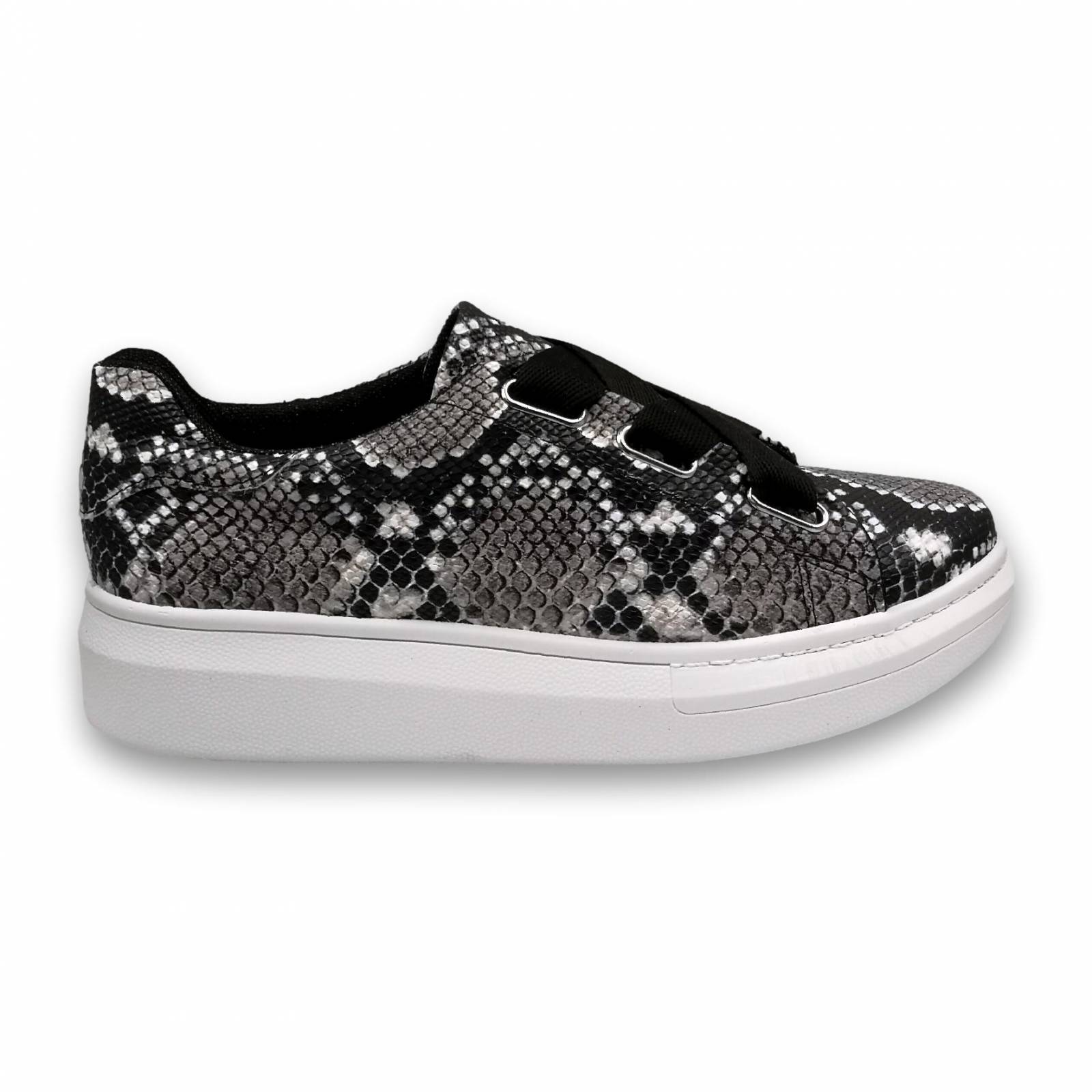 Tenis Sneakers Mujer Vibora Snake Moda Shoetopia - 6089