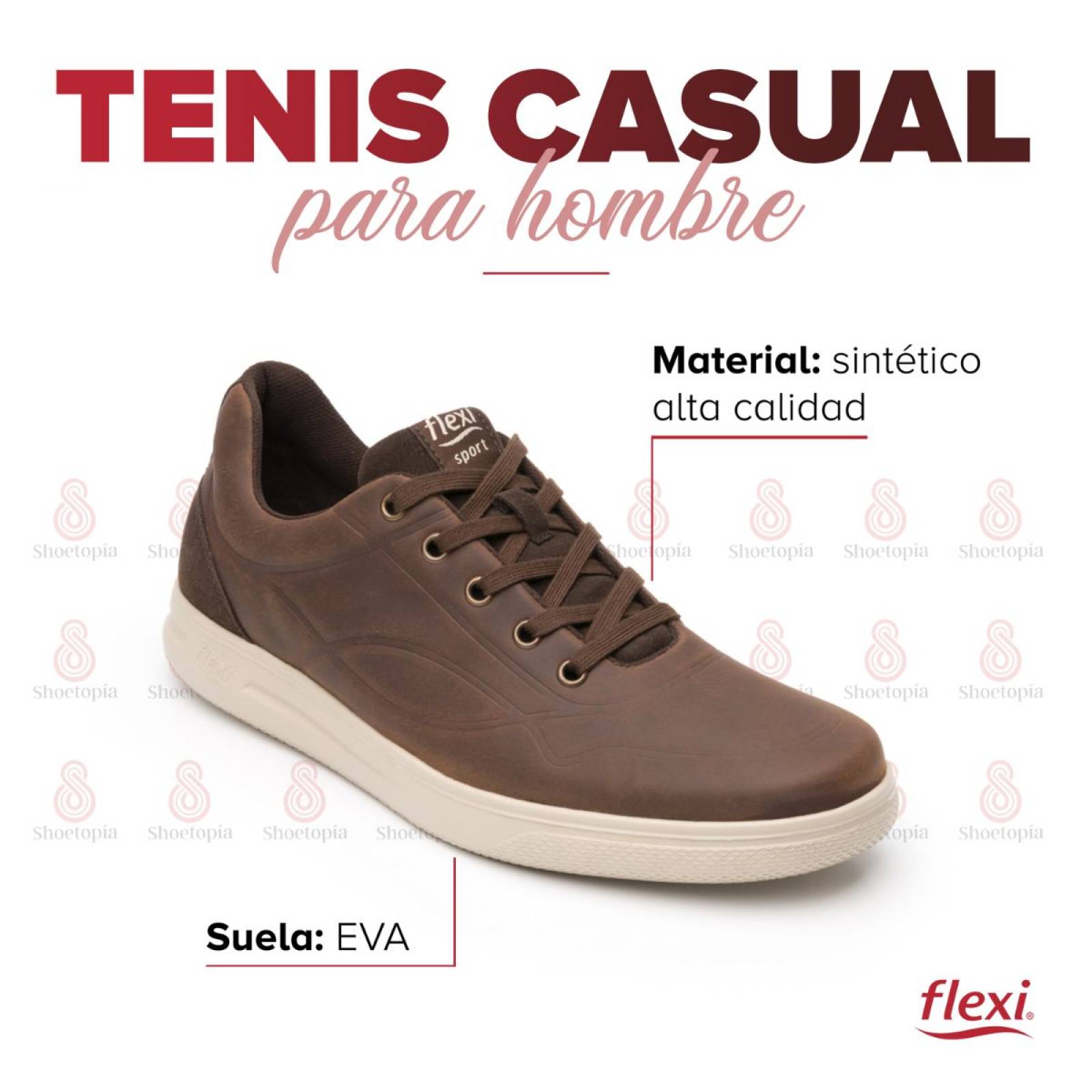 Tenis Flexi Hombre Casual Extra Ligero - 401206