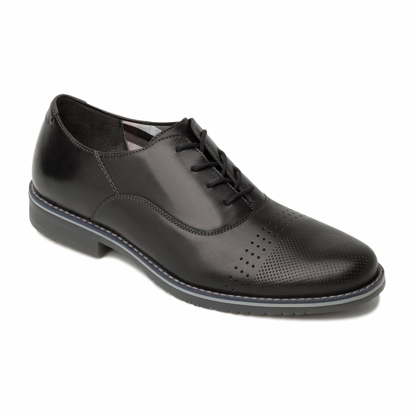 Zapato Vestir Flexi Hombre Piel Perforada en Puntera - 92405