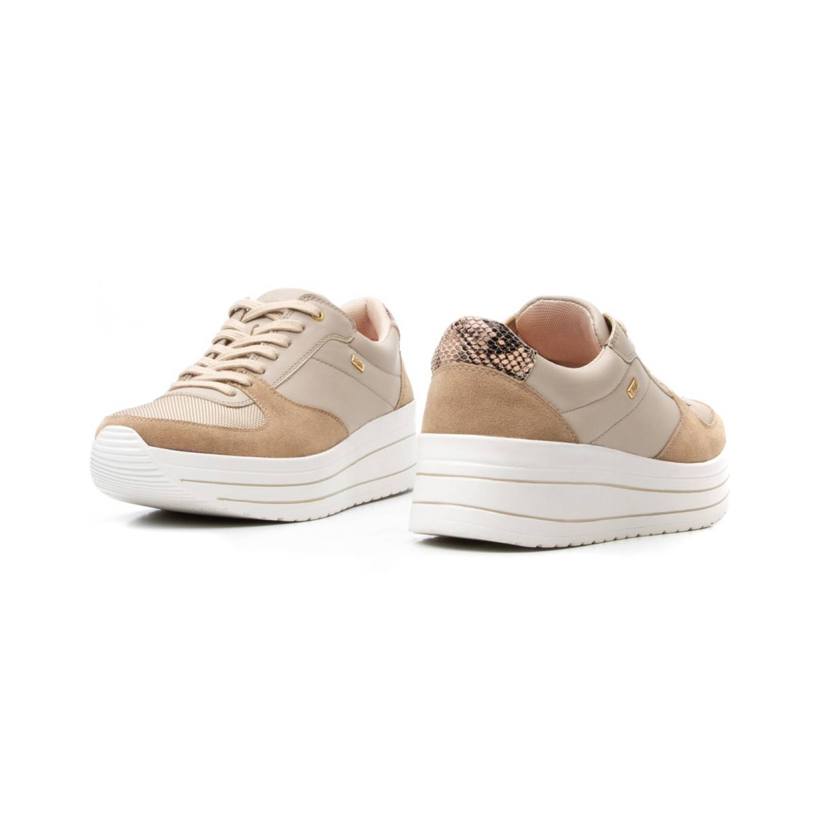 Tenis Flexi Plataforma Mujer Bicolor - 101006