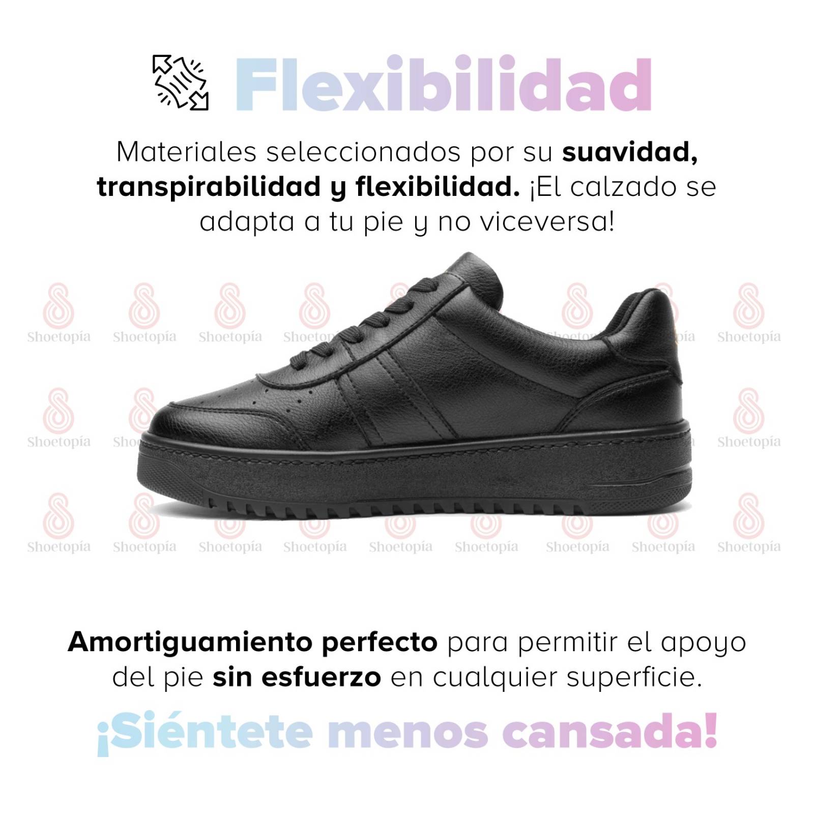 Tenis Sneaker Flexi Mujer Casual Confort -103504