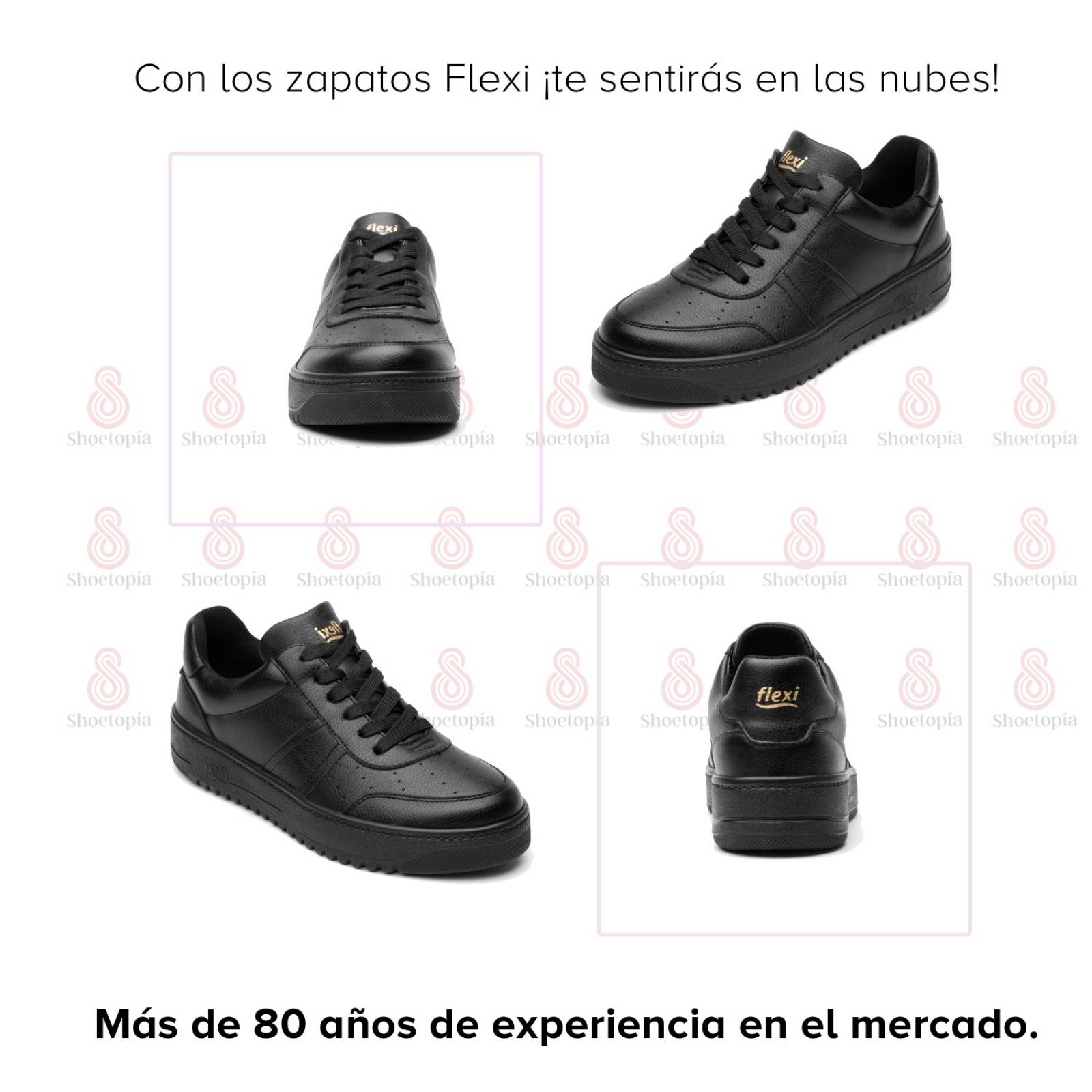 Tenis Sneaker Flexi Mujer Casual Confort -103504