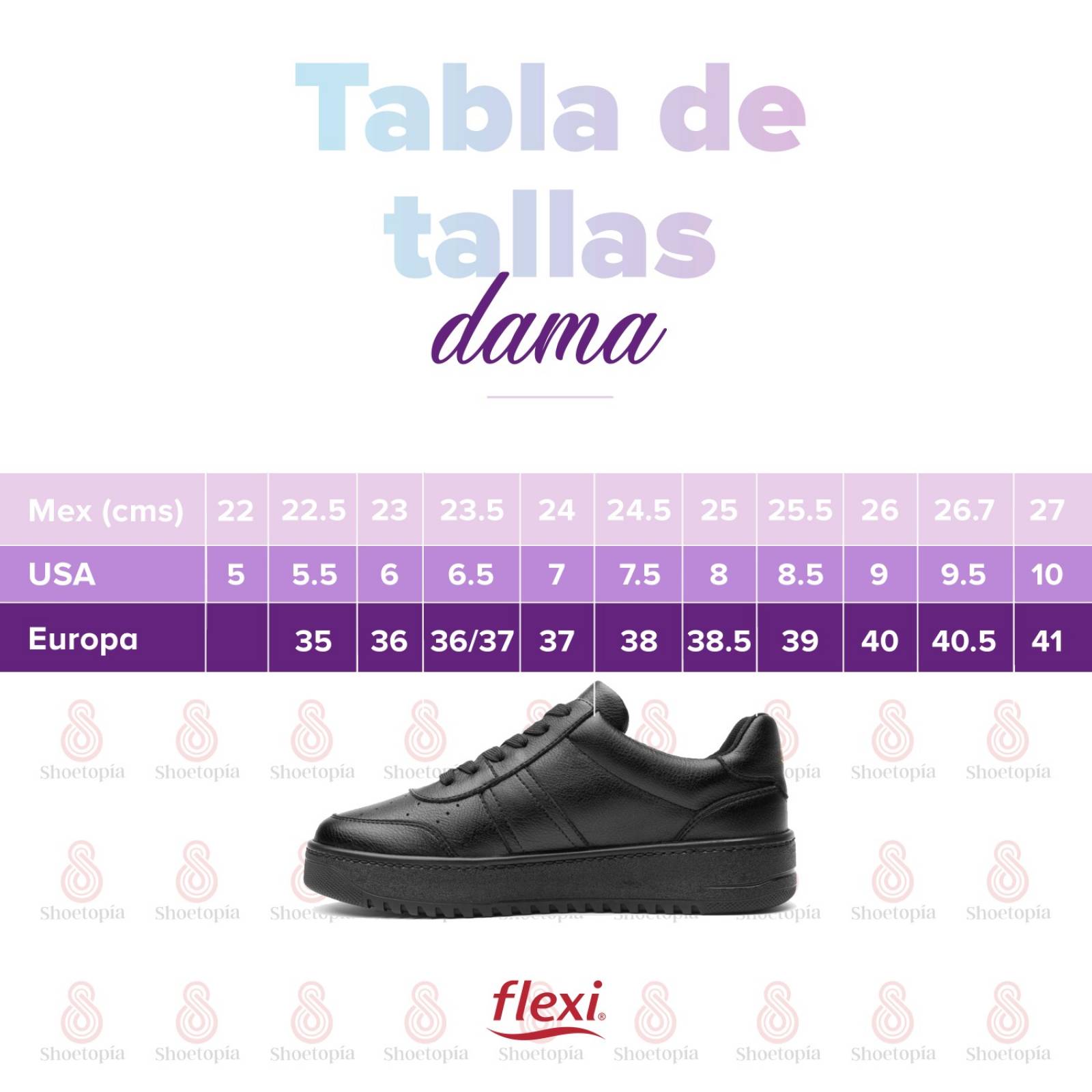 Tenis Sneaker Flexi Mujer Casual Confort -103504
