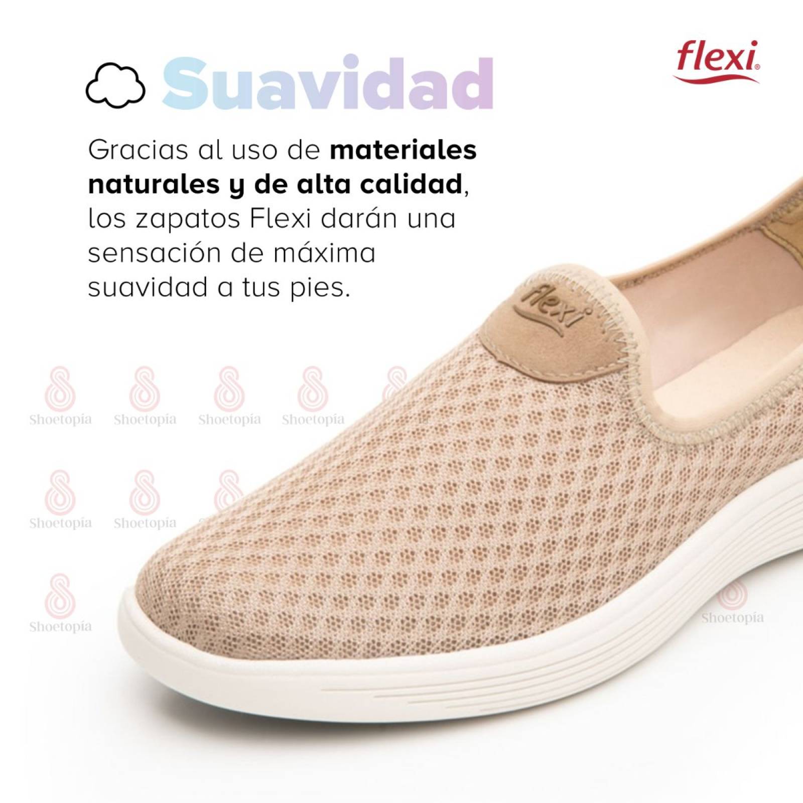 Tenis Mujer Flexi Slip-On con Suela Extra Ligera - 104901