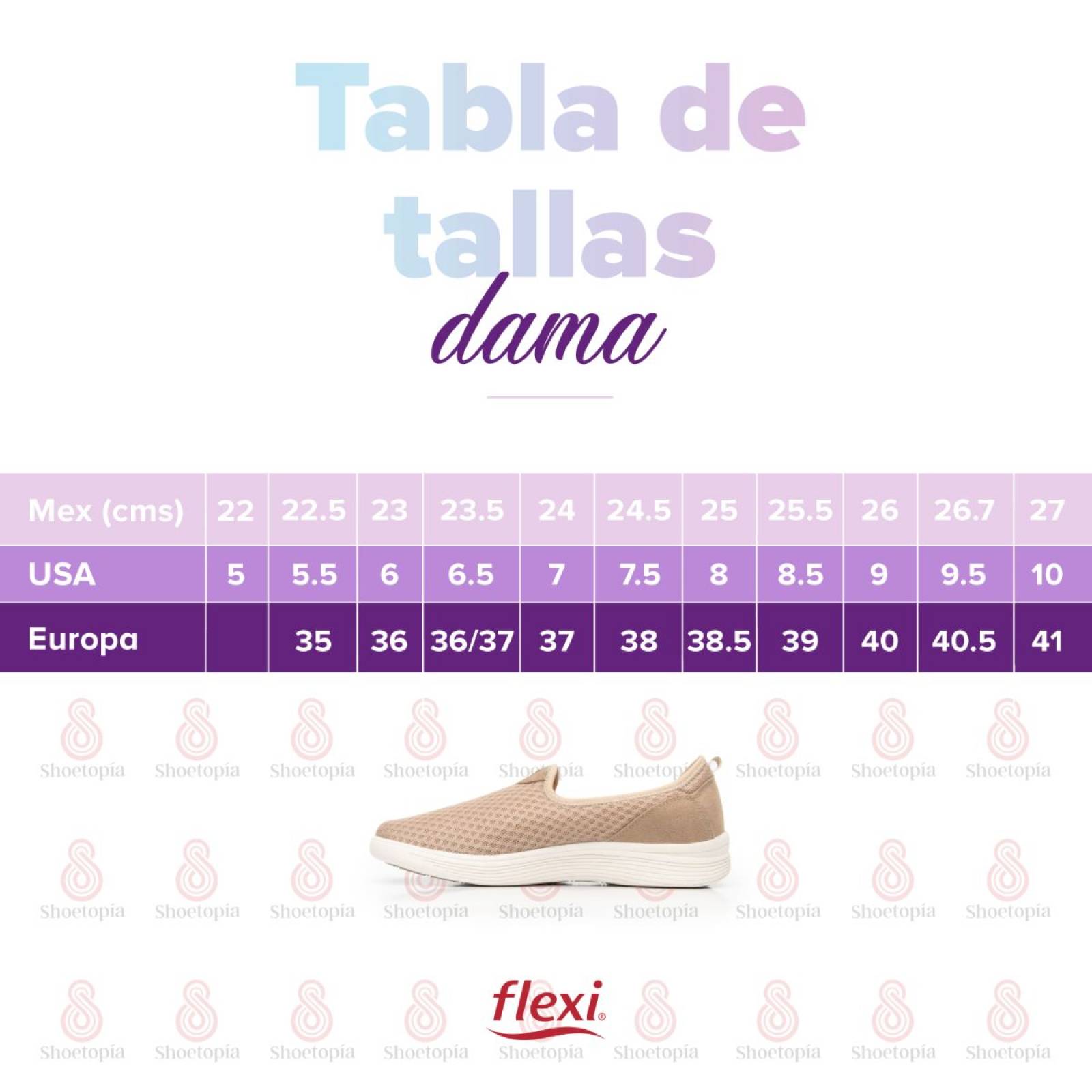 Tenis Mujer Flexi Slip-On con Suela Extra Ligera - 104901