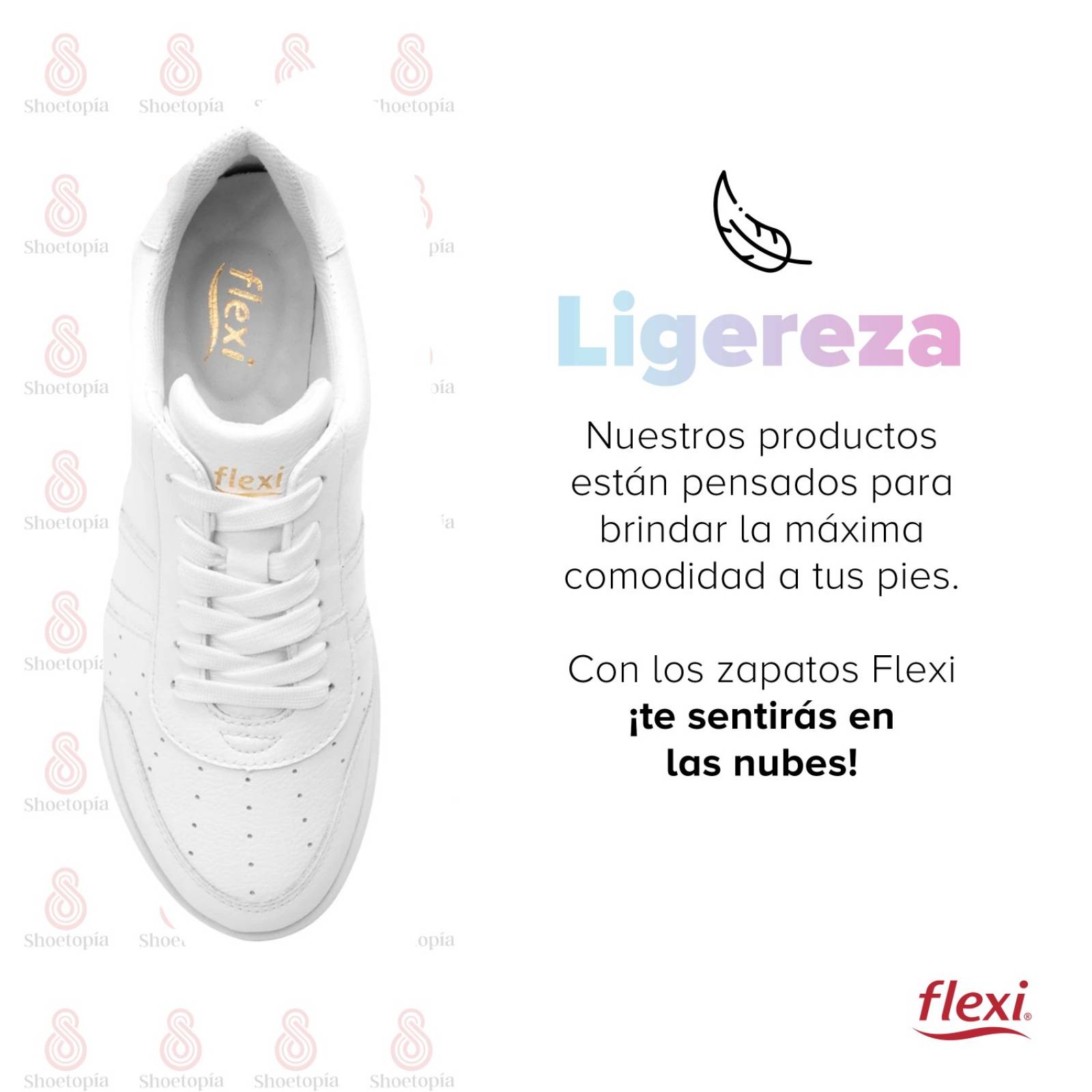 Tenis Sneaker Flexi Mujer Casual Confort -103504