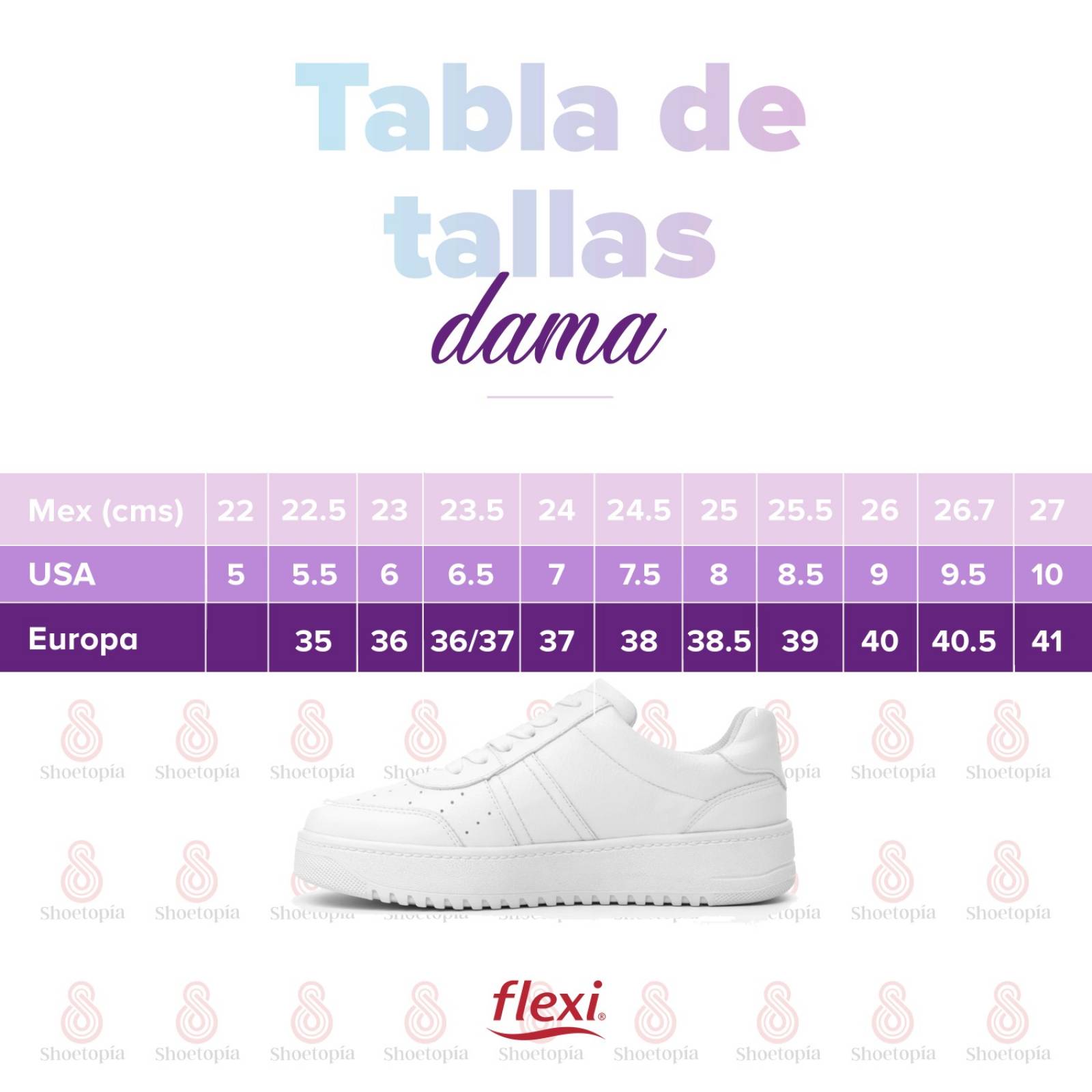 Tenis Sneaker Flexi Mujer Casual Confort -103504