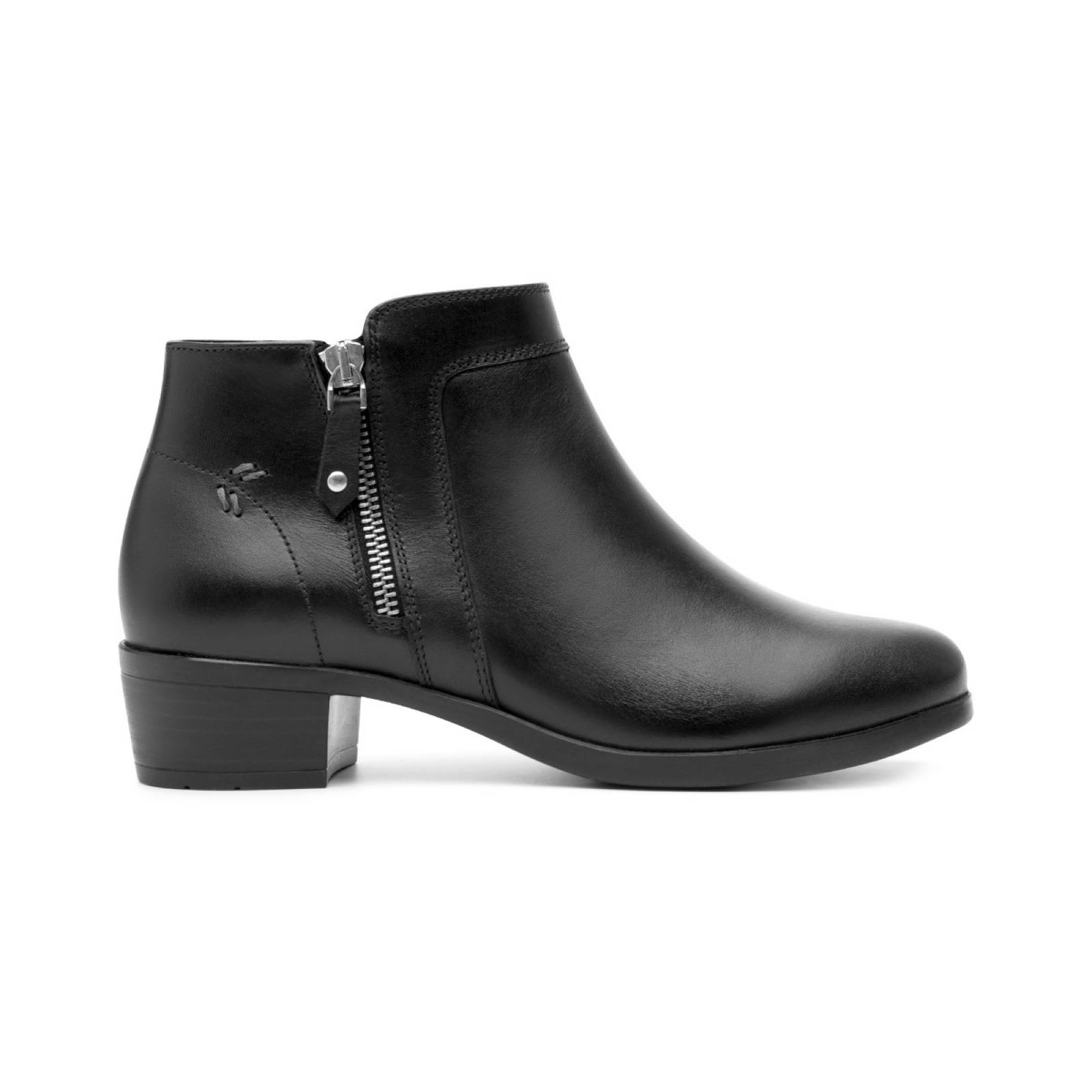 Botin de Tacon Flexi Mujer Cierre Lateral - 110011