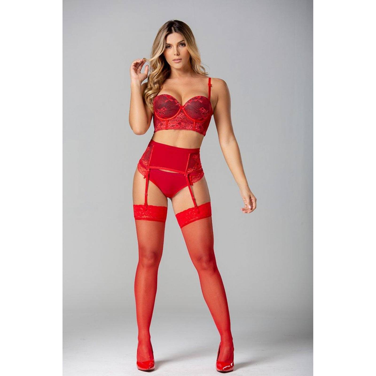 Panty Cachetero Tull / Encaje (010284) 