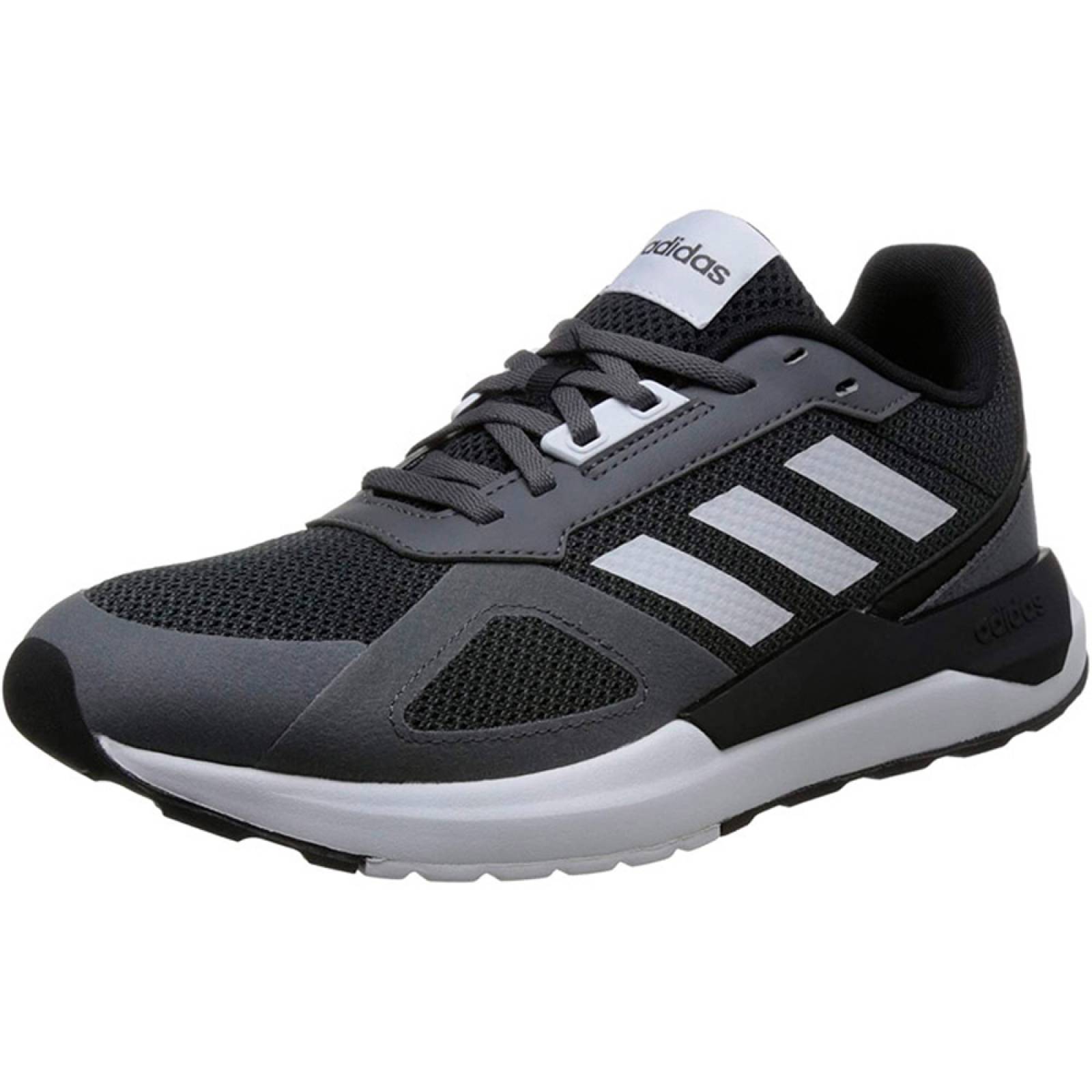 Tenis Adidas Hombre RUN80S Para Correr Gris BB7435