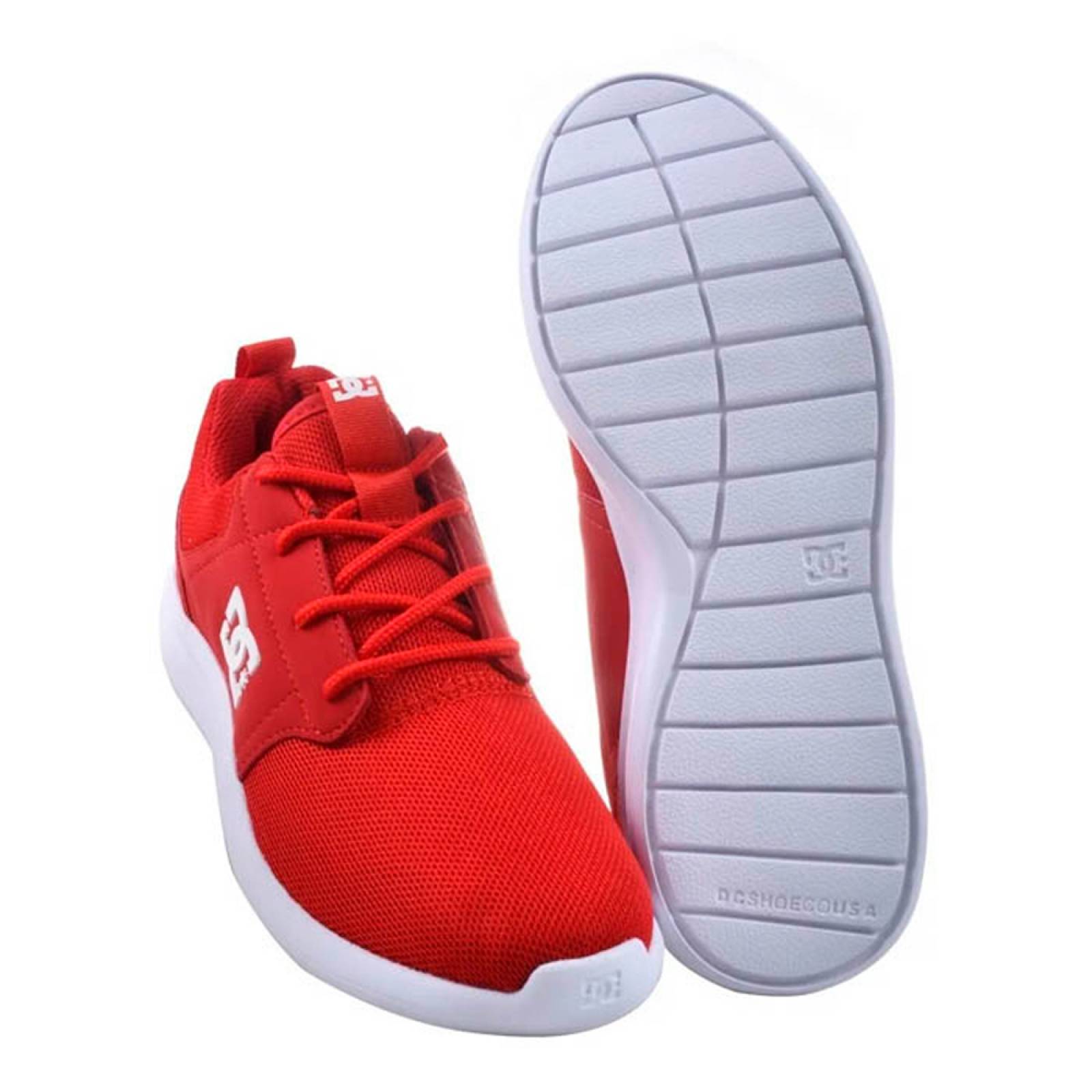 Tenis DC Mujer MIDWAY SN MX Rojo