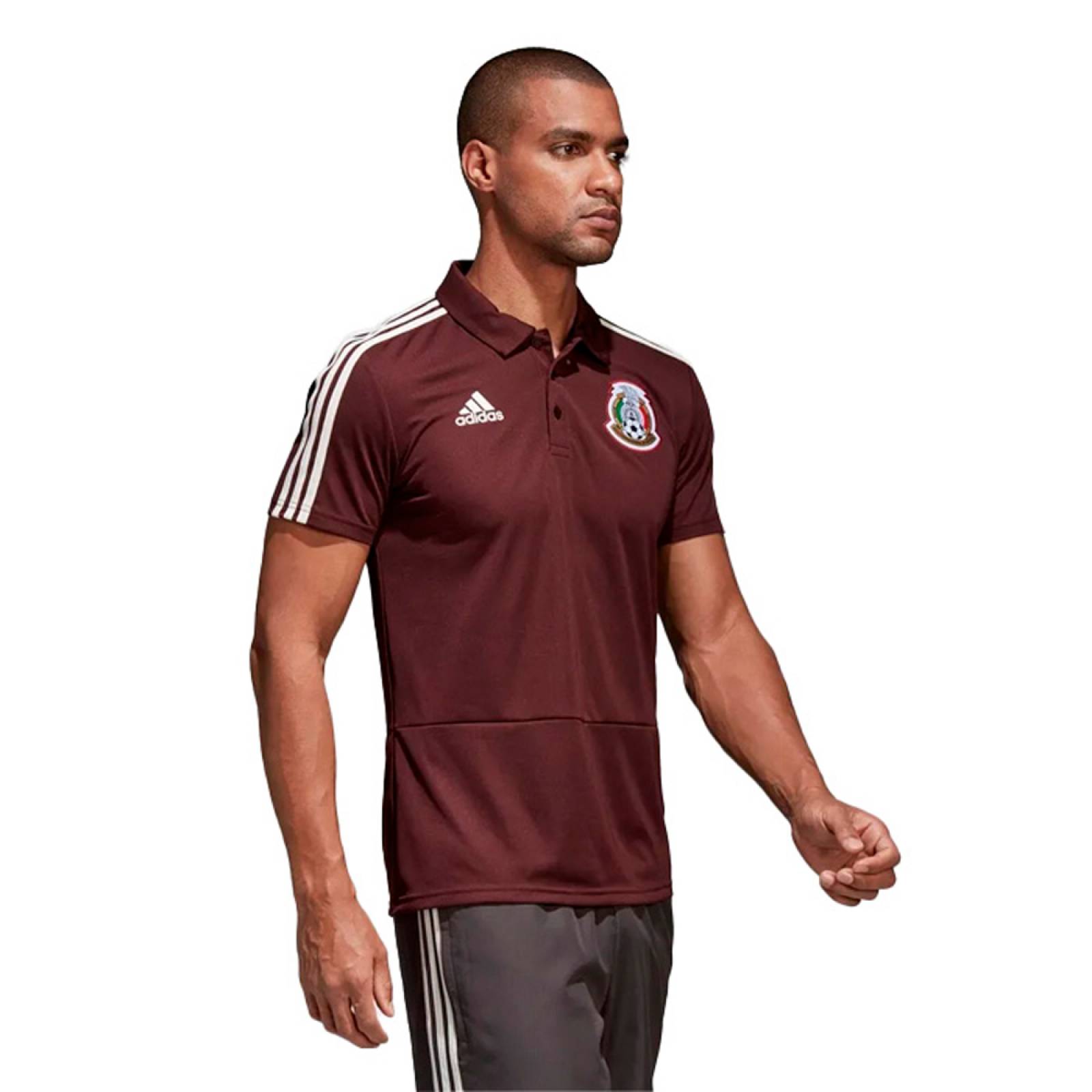 Playera Hombre Adidas Vino Mexico CF0499