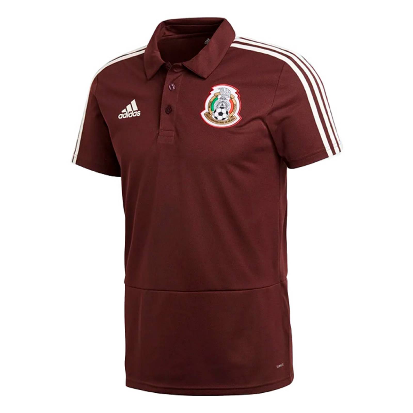 Playera Hombre Adidas Vino Mexico CF0499
