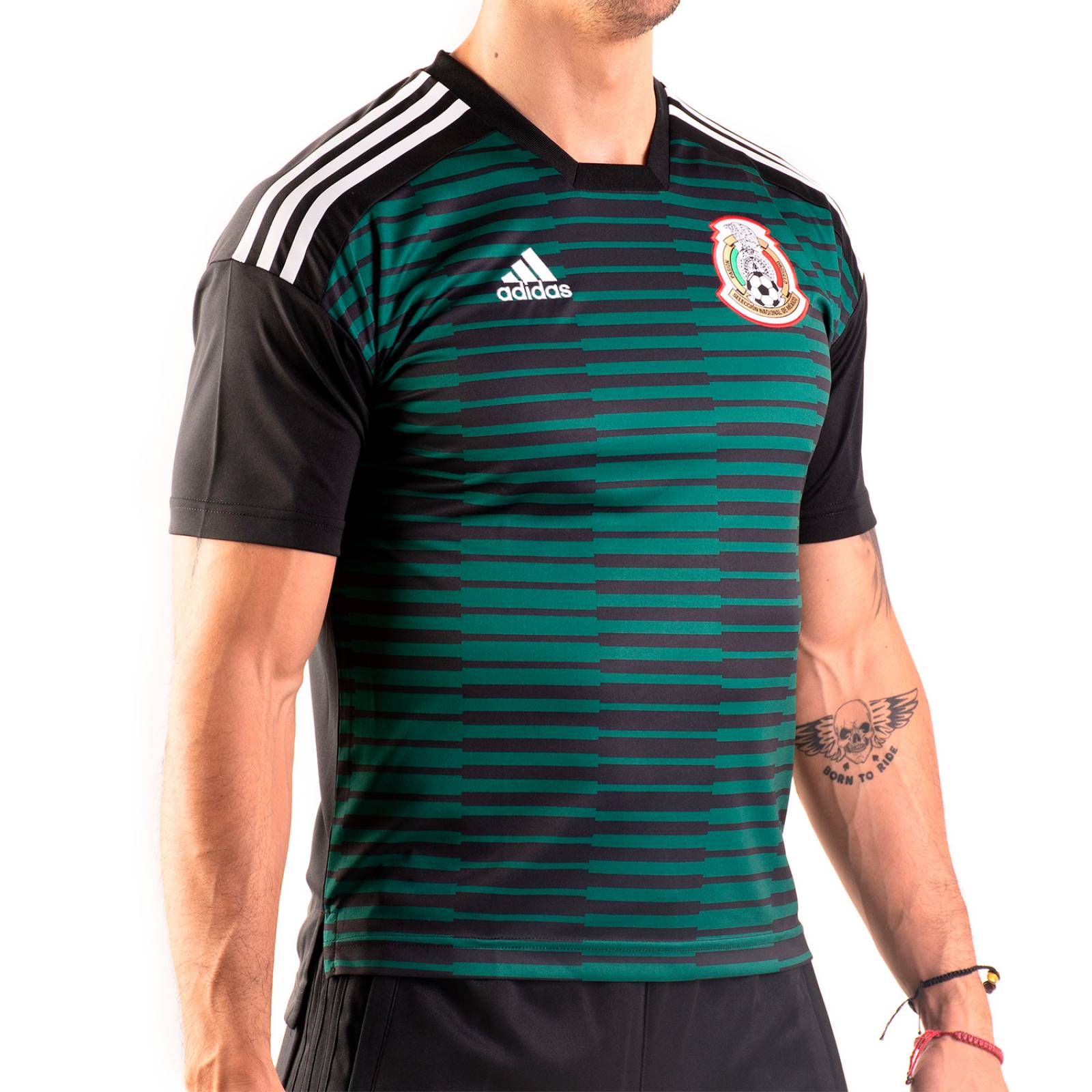 Playera Niños Adidas Verde Mexico CF1545