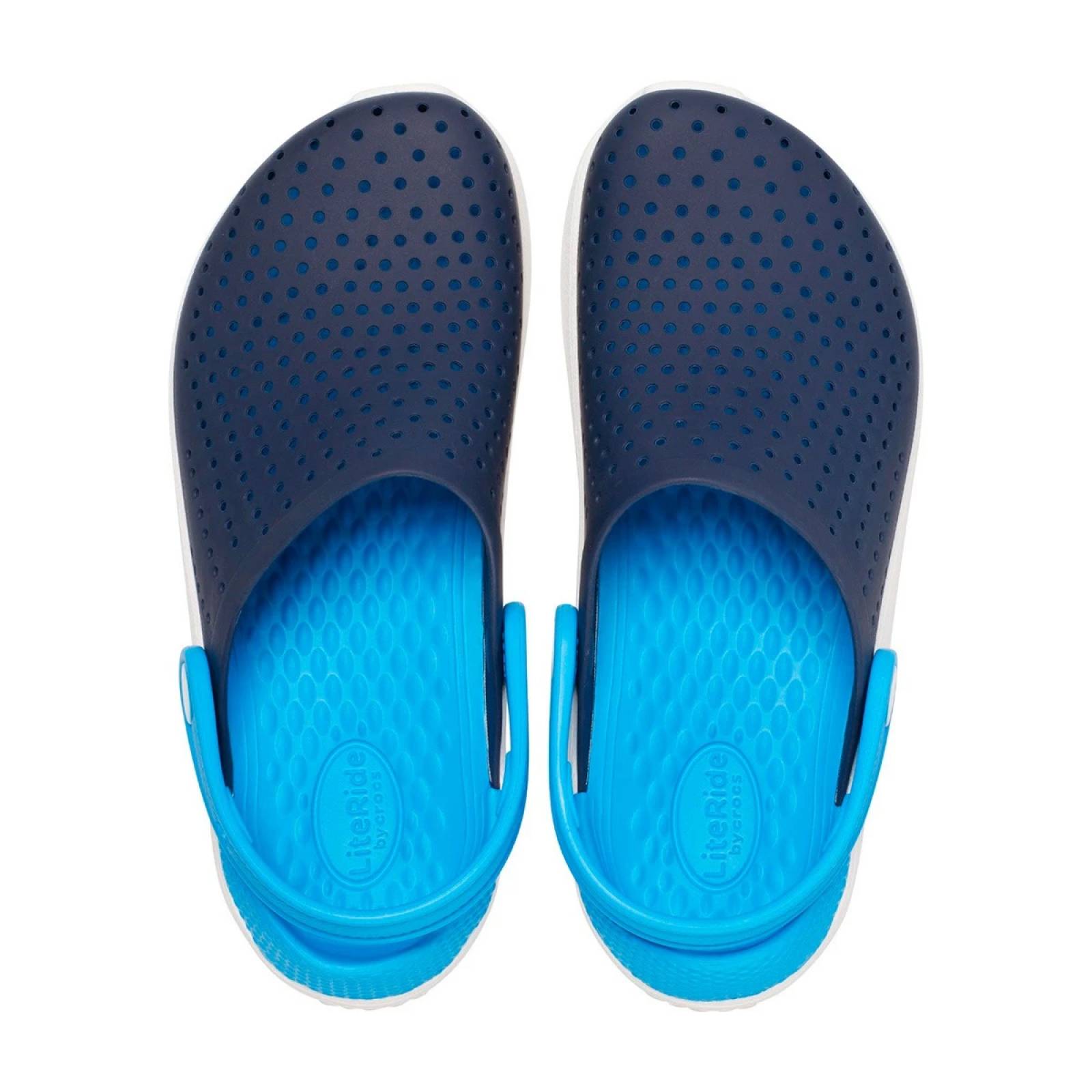 Sandalias Crocs Ni o Classic Clog Azul 205964462