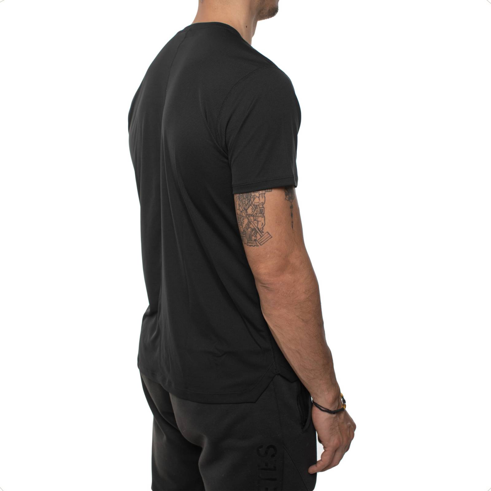 Playera Asics Hombre Silver Ss One Top Negro 2011A006001