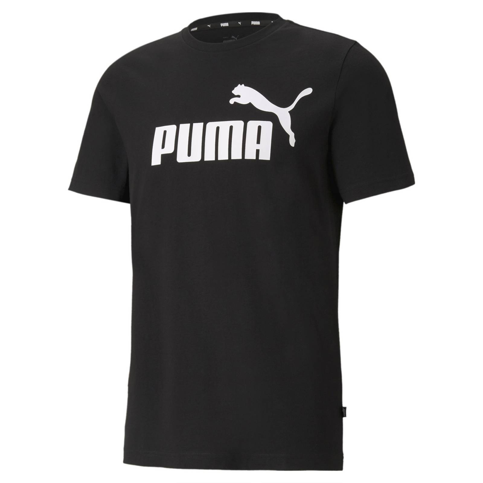 Playera Puma Hombre Negro Essential Casual 58666601