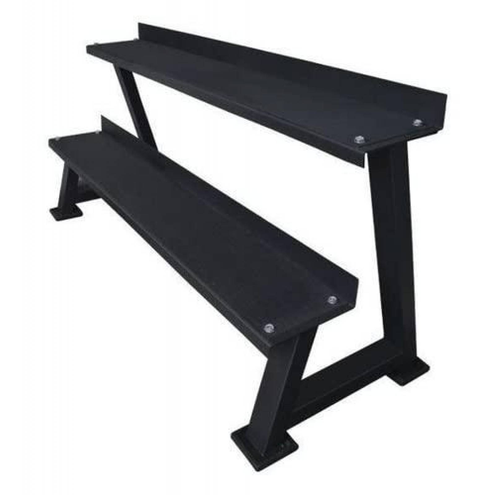 RVT Sports Rack Para Pesas Rusas 2 Niveles Kettlebells Gym Crossfitness