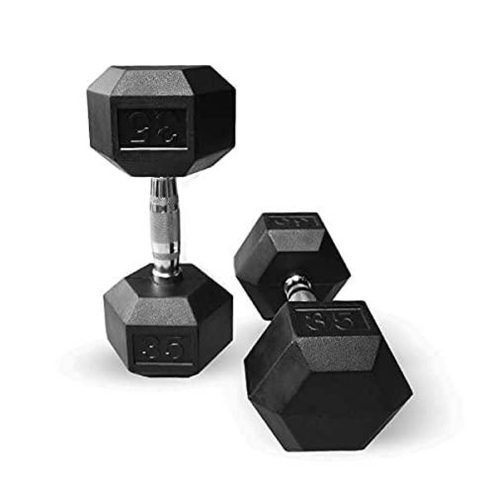 RVT Sports Par De Mancuernas Hexagonales 35 Lbs