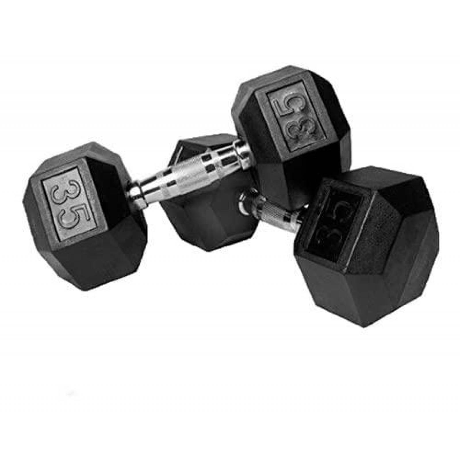 RVT Sports Par De Mancuernas Hexagonales 35 Lbs