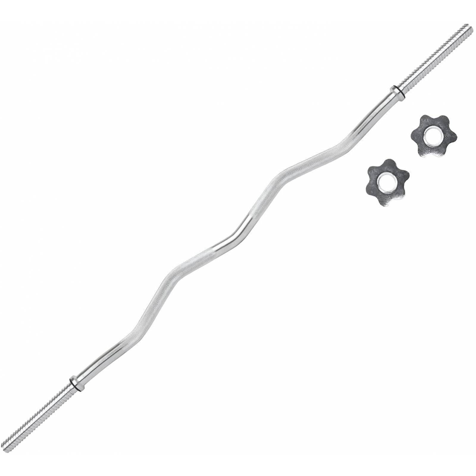 Barra Z Cromada Para Discos De Pesas Envió Gratis(CL) 