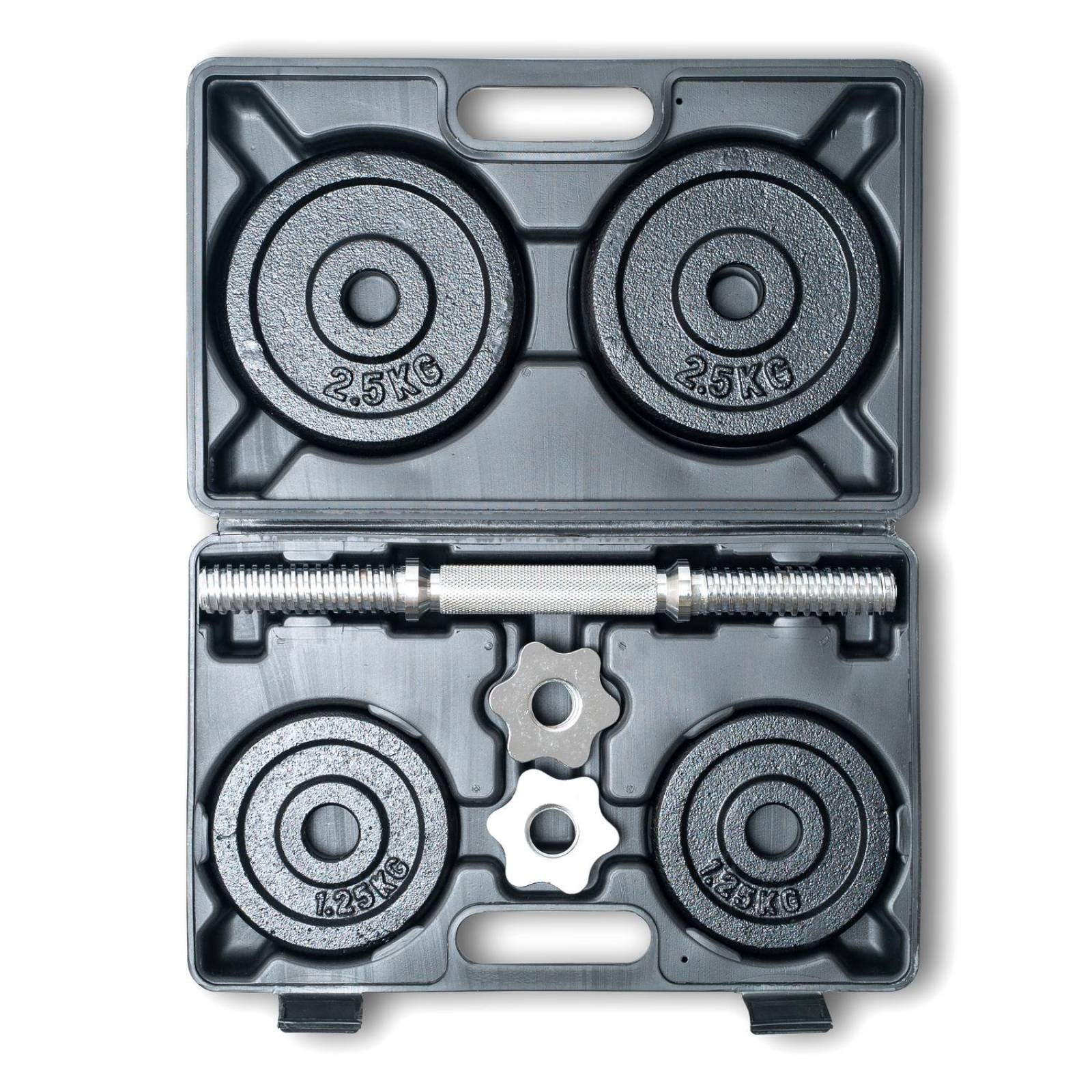 Set De 20 libras De Discos Con Estuche (9.2kg) FS-20LBS-01(CL) 