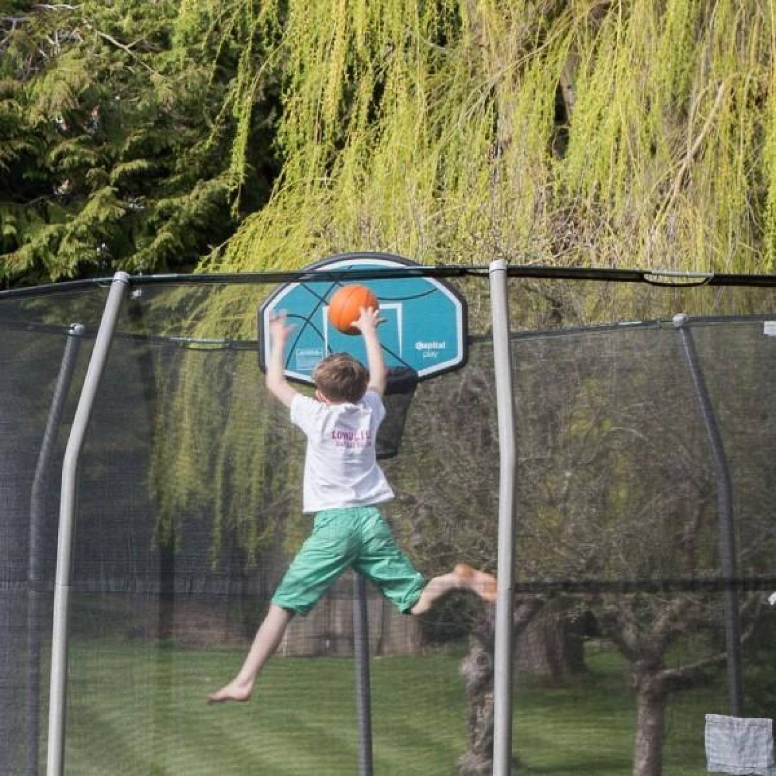 Trampolín Brincolín 15 Pies Con Red De Basquet(CL)