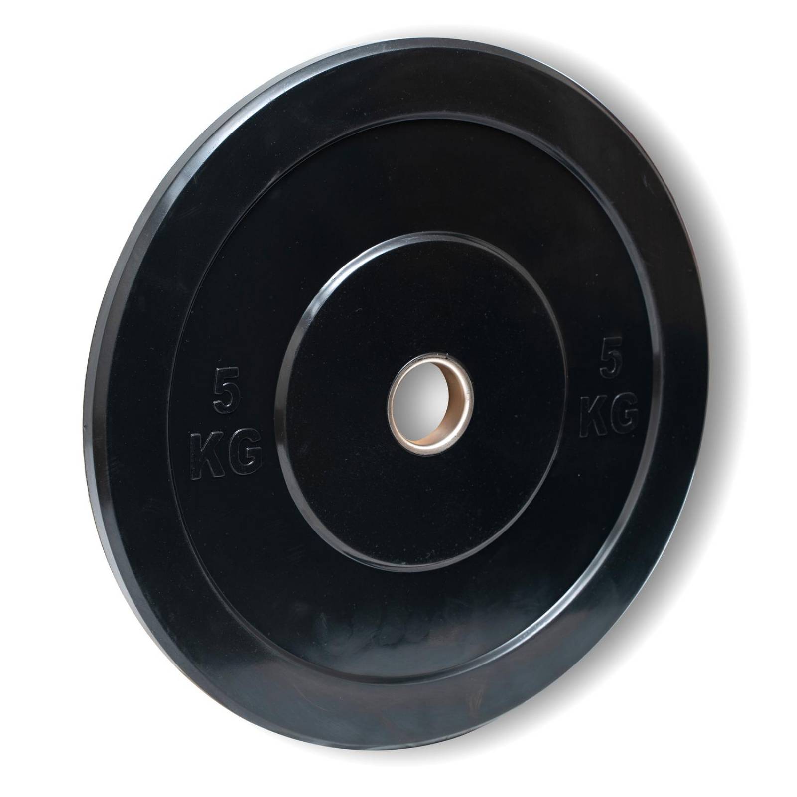 Disco olímpico de goma p/crossfit material para choque -5K(CL)