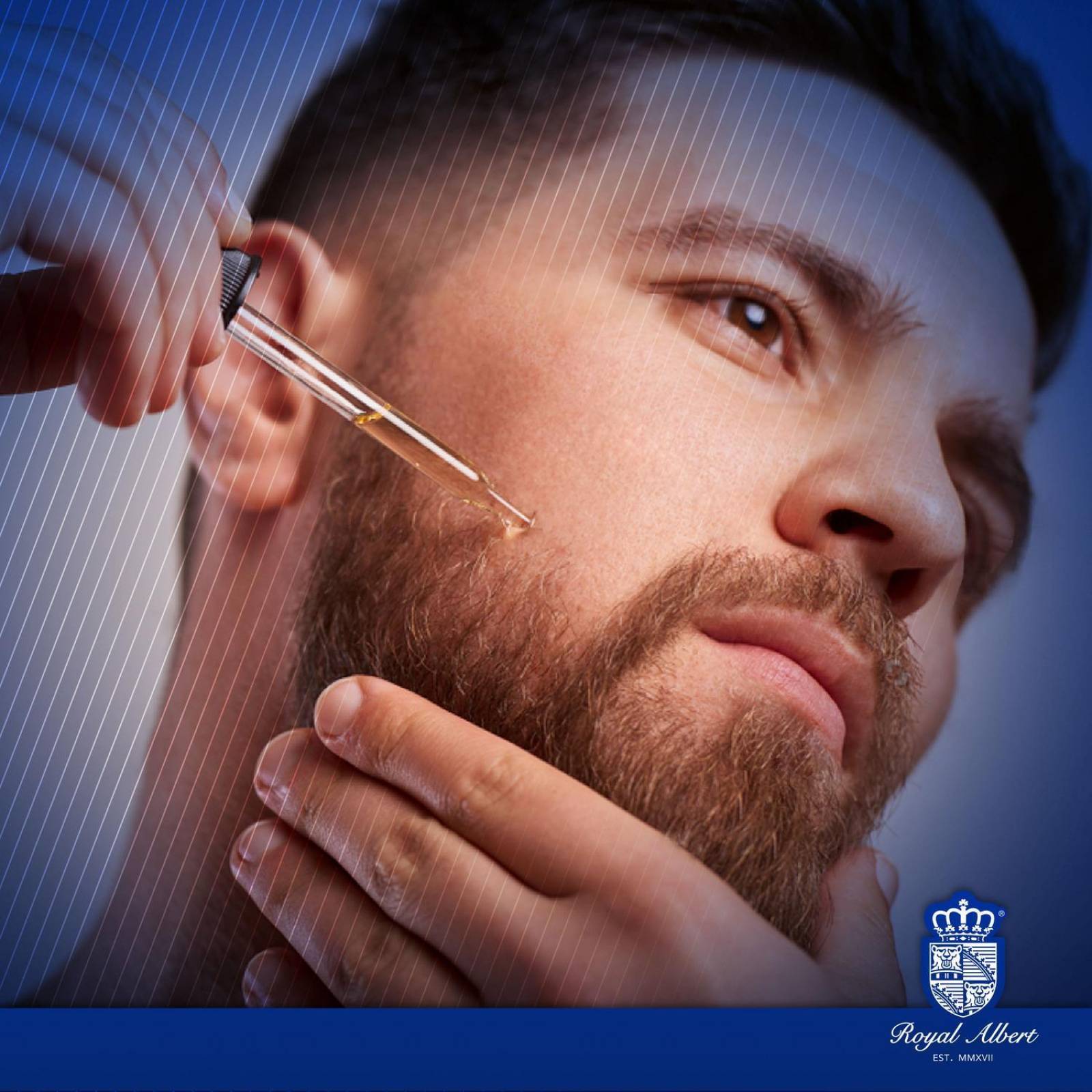 Aceite para Barba y Bigote Royal Albert, Aroma Woods 