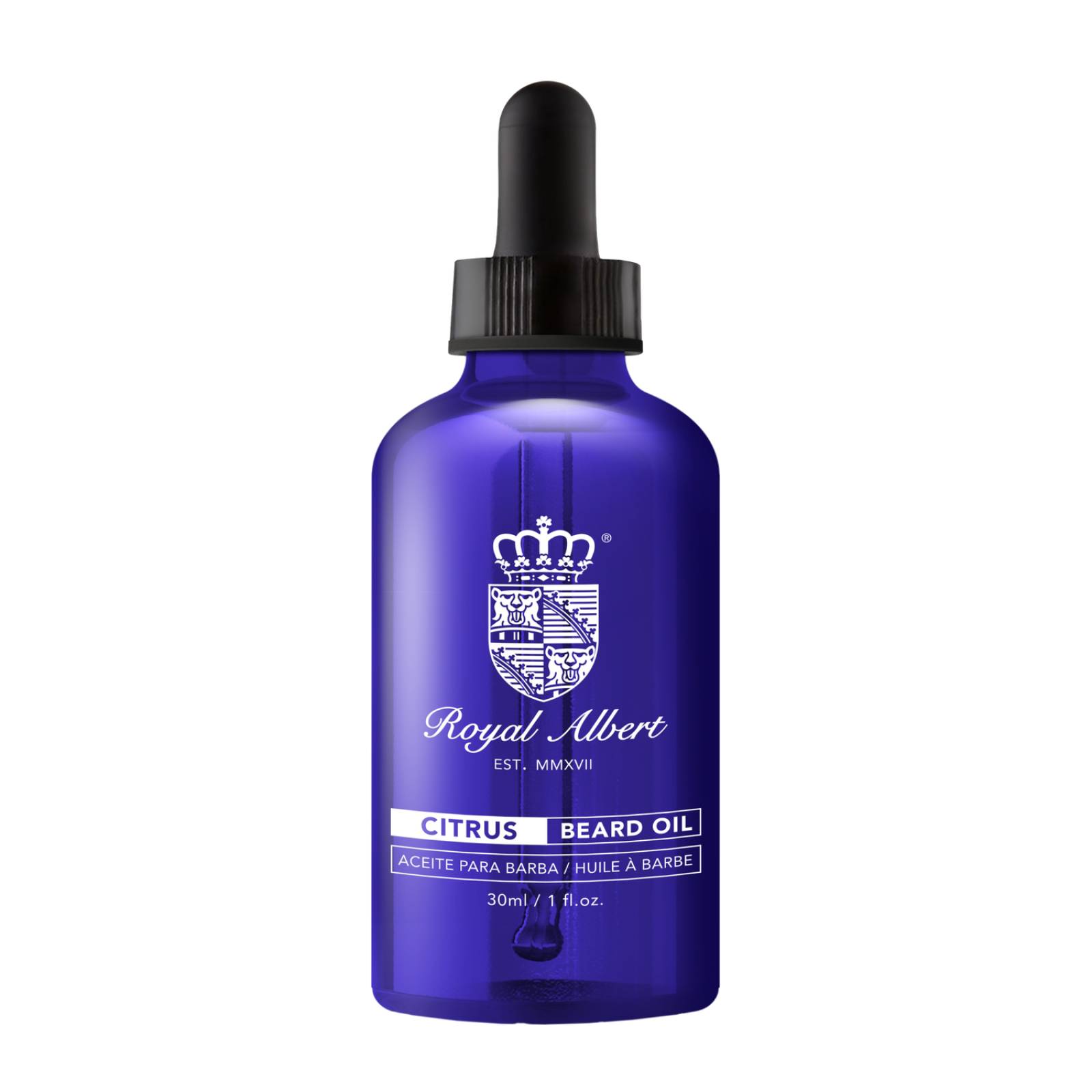 Aceite para Barba y Bigote Royal Albert, Aroma Citrus 
