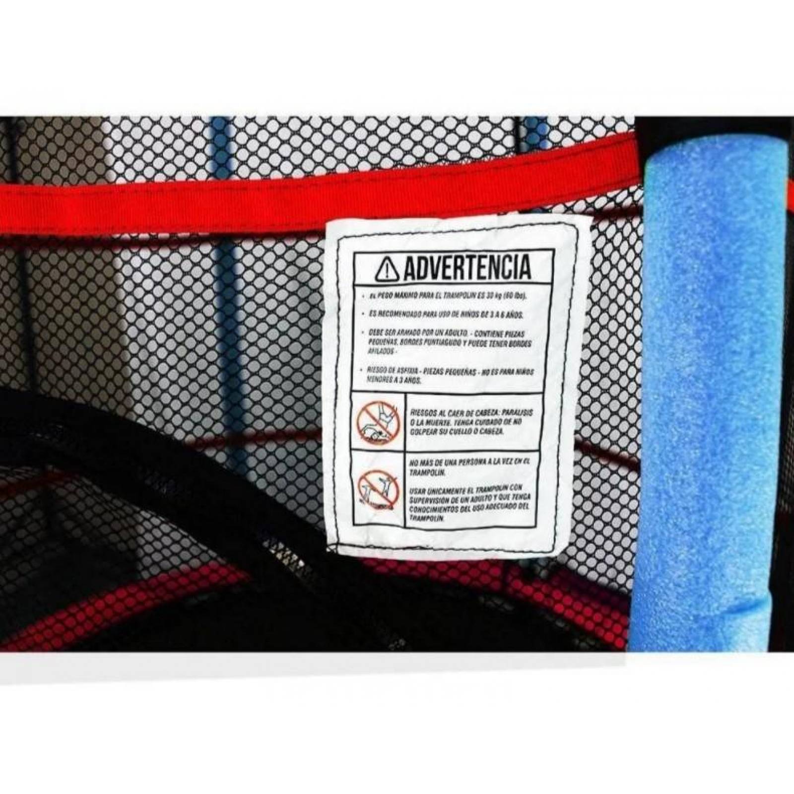 Trampolín Brincolín 55 pulgadas Fuxion Sports, 30 Cuerdas Rojo unitalla