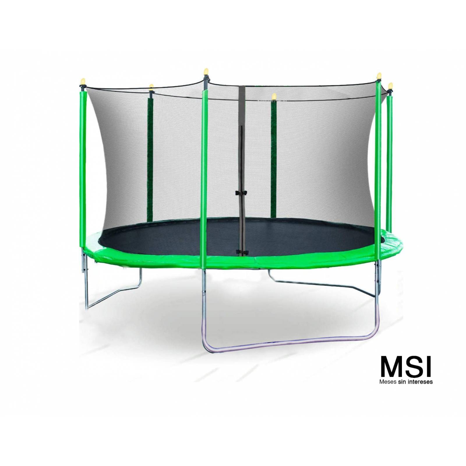 Trampolín Brincolín 8 Pies Fuxion Sports, Individual, Seguro 