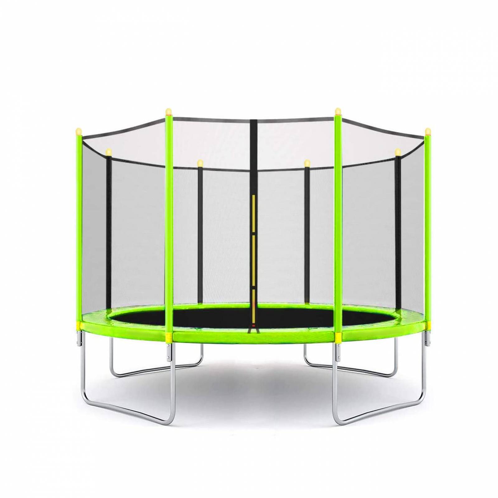Trampolín Brincolín 12 Pies Fuxion Sports, Familiar, Seguro Verde Unitalla