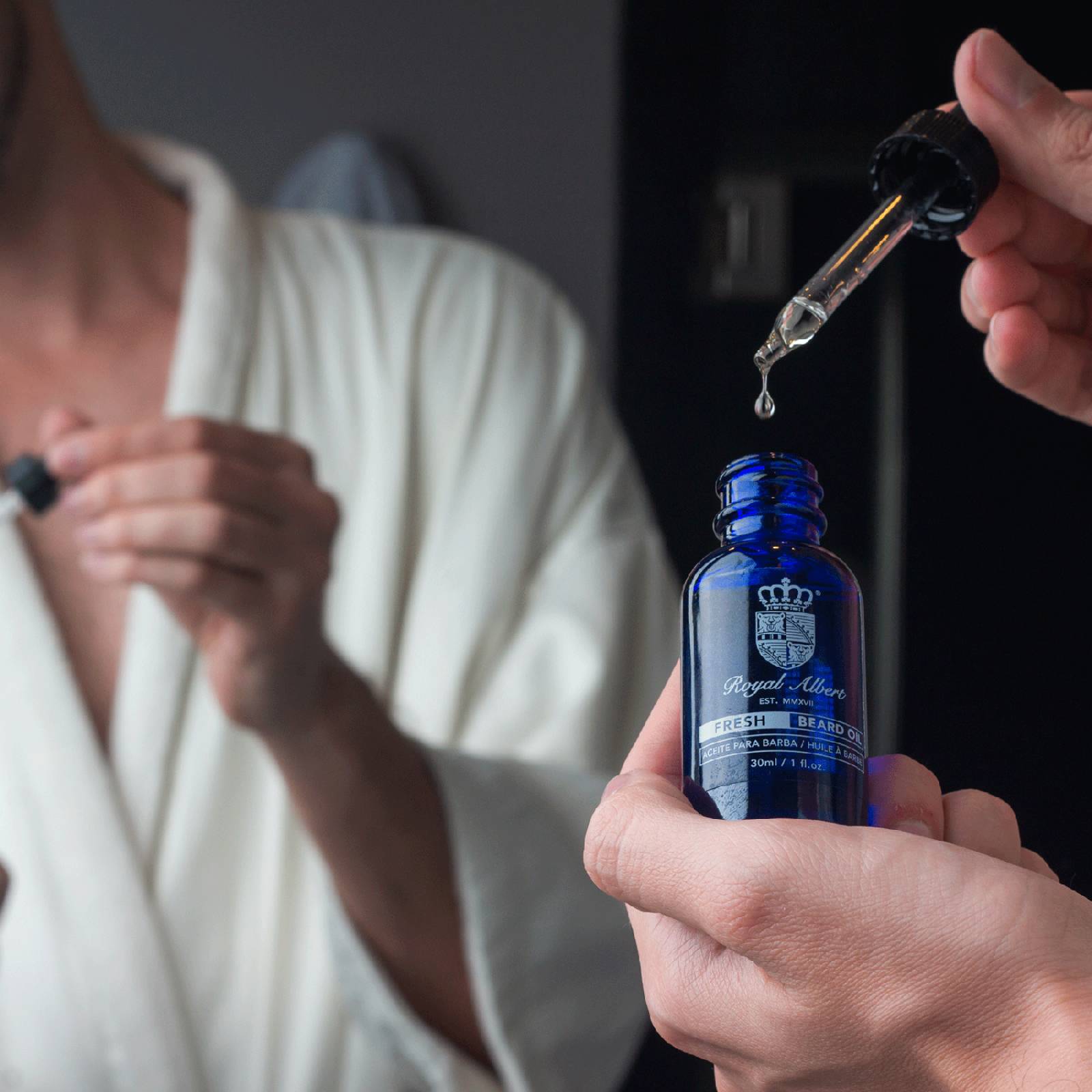 Aceite para Barba y Bigote Royal Albert, Aroma Woods, 60 ml 