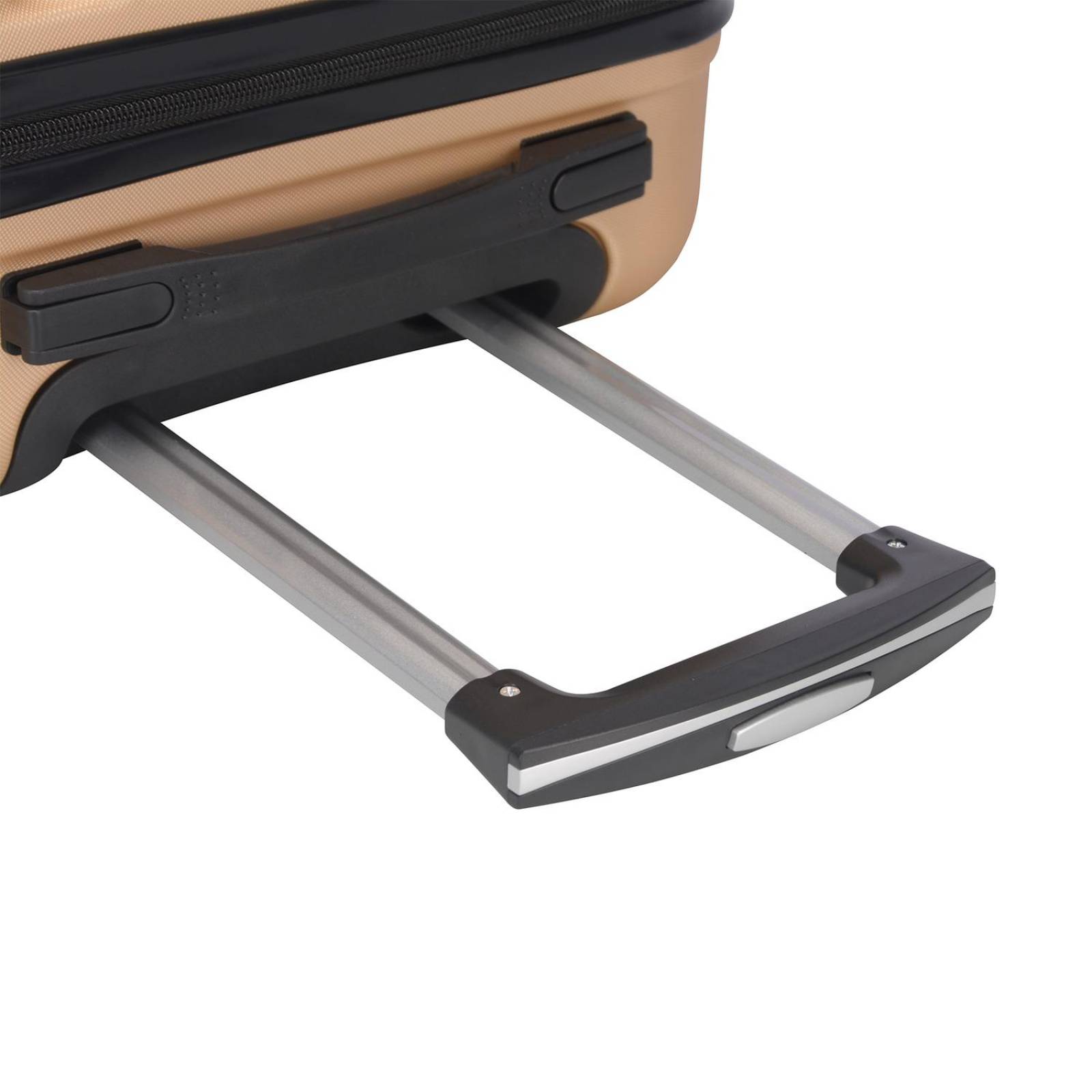 Juego de 3 Maletas de Viaje Check In, Diferentes Tamaños Dorado