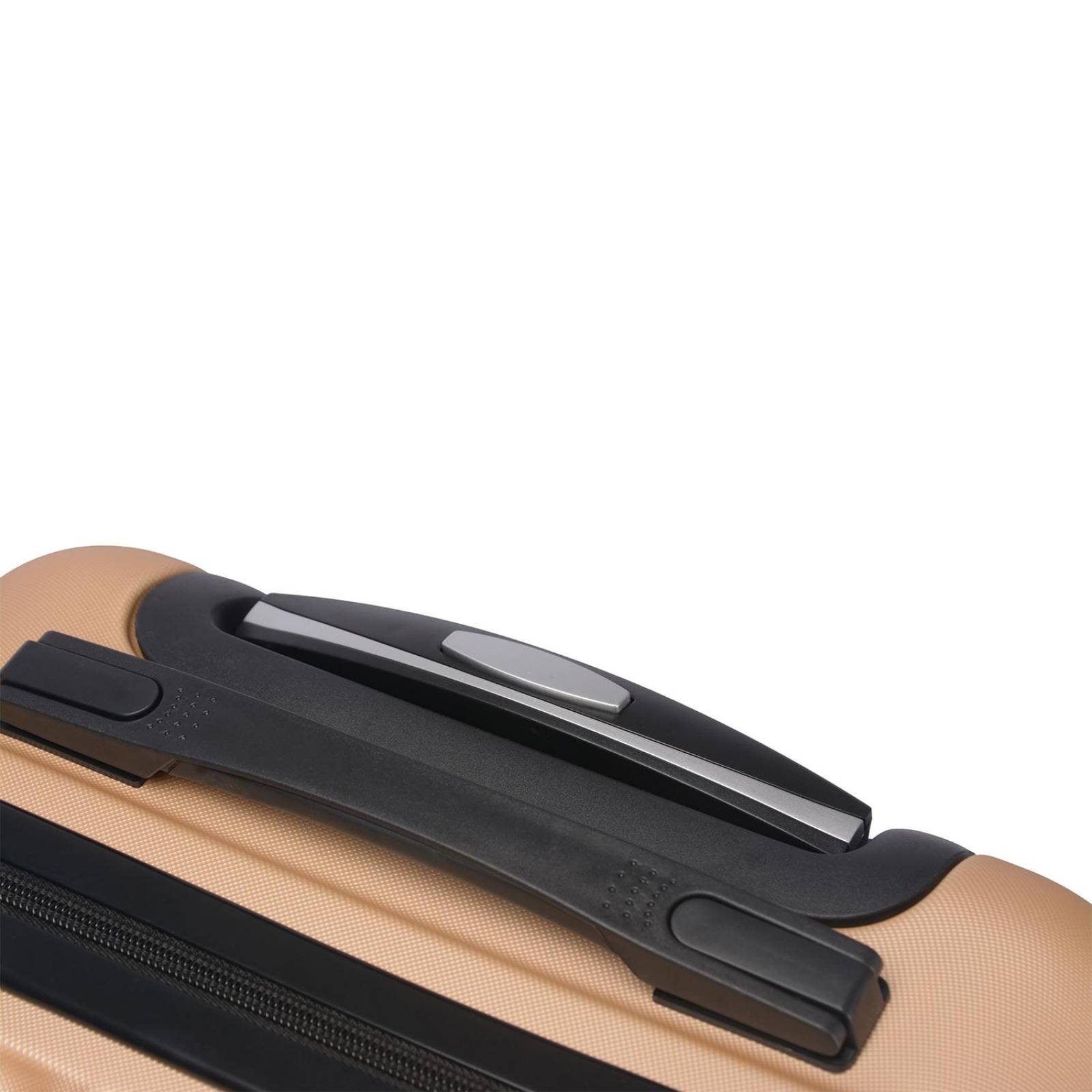 Juego de 3 Maletas de Viaje Check In, Diferentes Tamaños Dorado